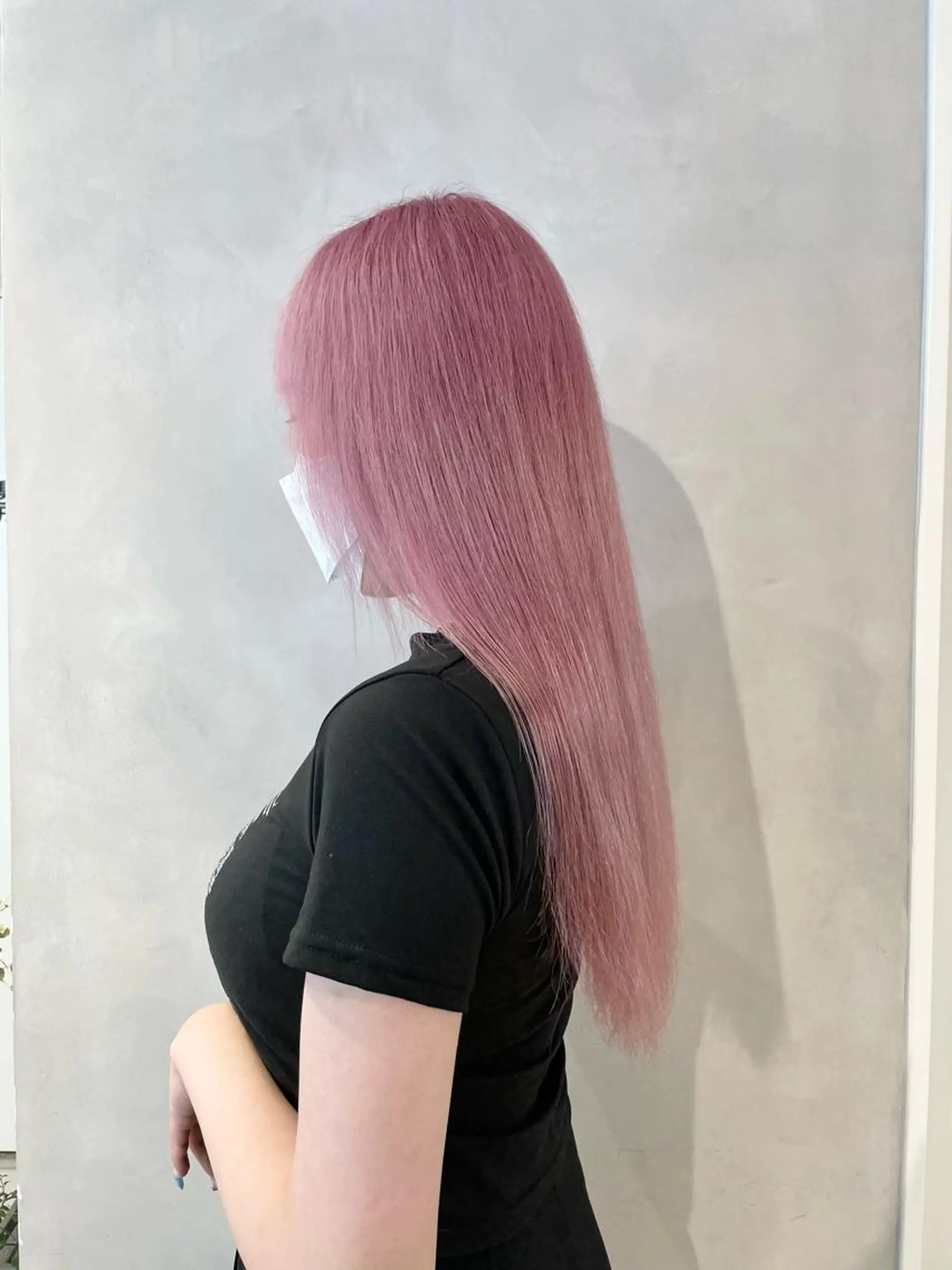 ロング カラー ピンクカラー ホワイトピンク ヘアカラー トリートメント ヘアセット meme原宿所属・ブロンド・ハイトーン ／遠藤将太のヘアスタイル
