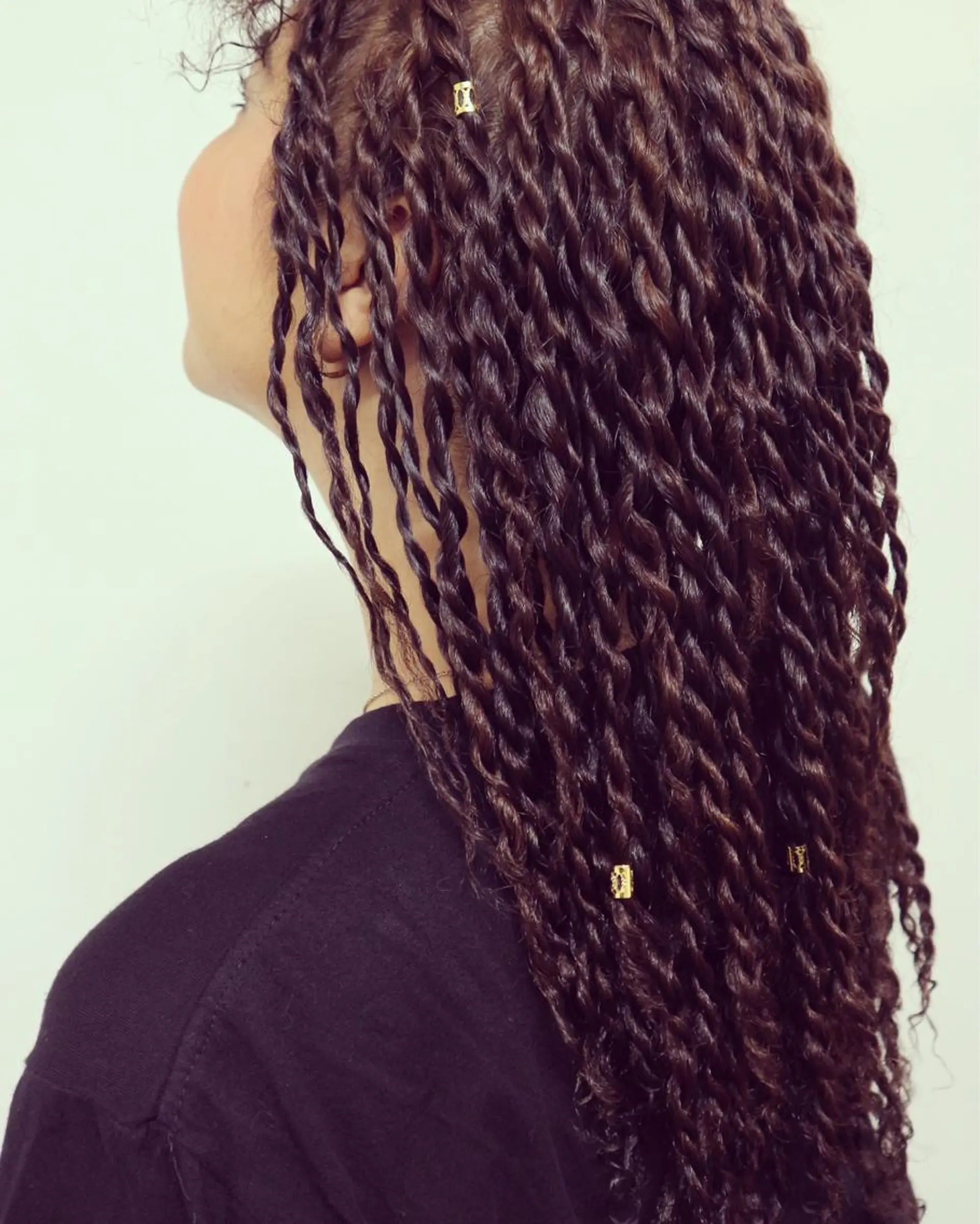 ロング パーマ ヘアアレンジ スパイラルパーマ 東風上 亮介のヘアスタイル