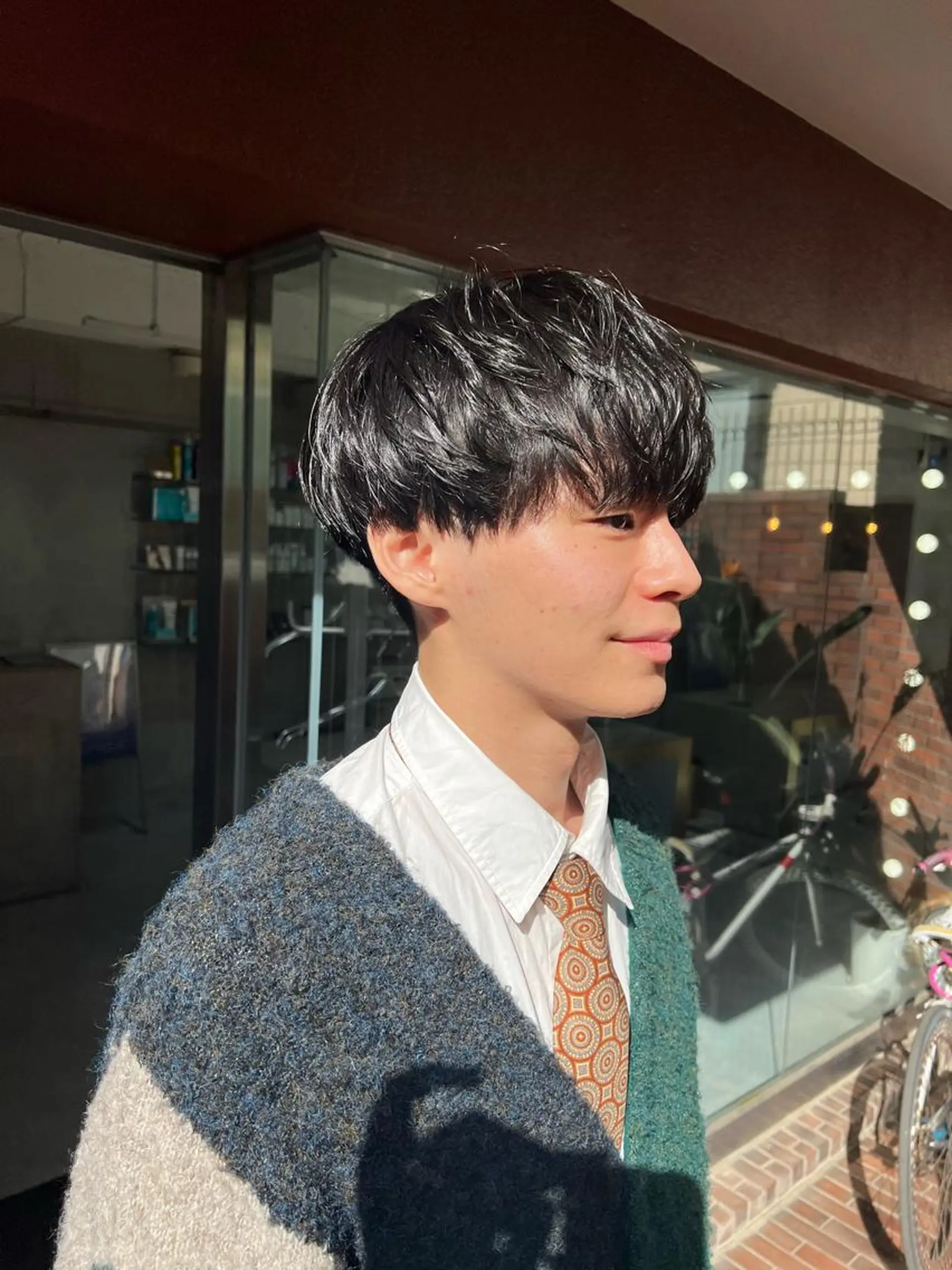 ミディアム メンズ カット je suis heureuse所属・ハイライトカラー 🌀ゆい❣️のヘアスタイル