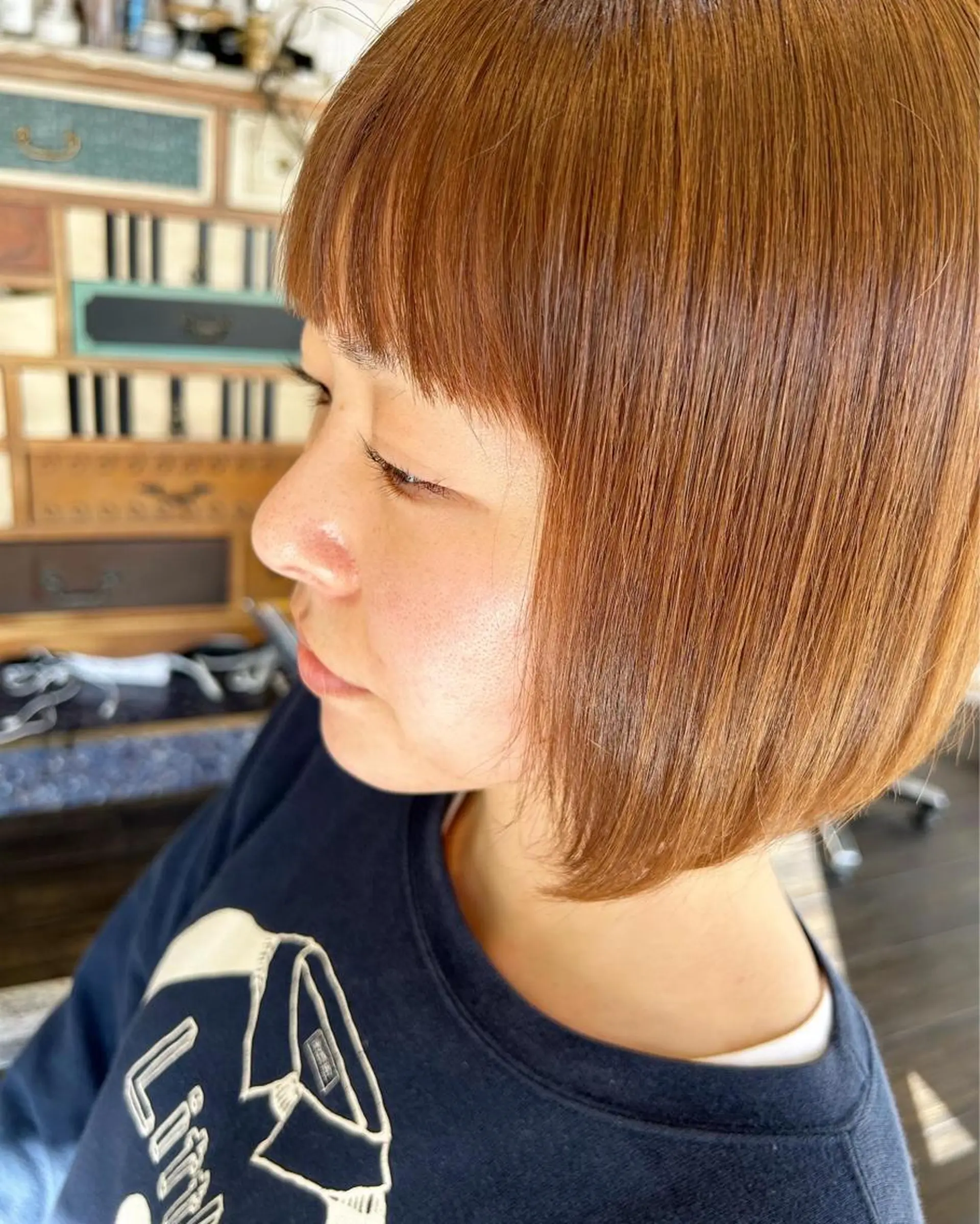 ミディアム カラー DiMPlE  ディンプル所属・🌸スタイリスト 山浦美恵のヘアスタイル