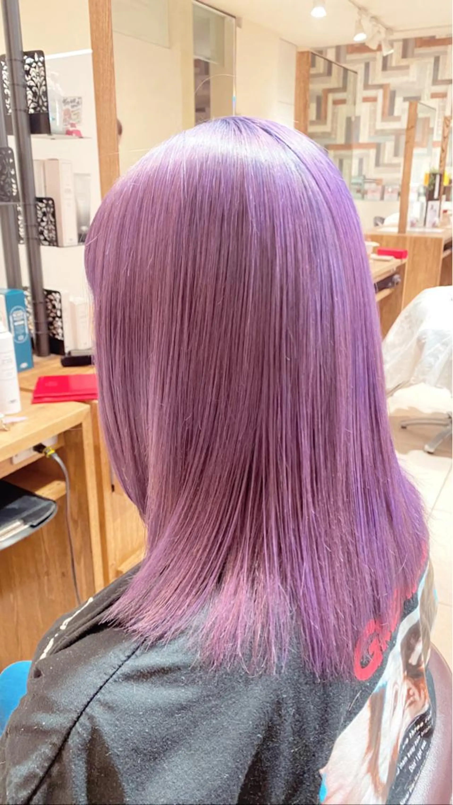 ミディアム カラー ヘアカラー 品川No.1 マスダ店長のヘアスタイル