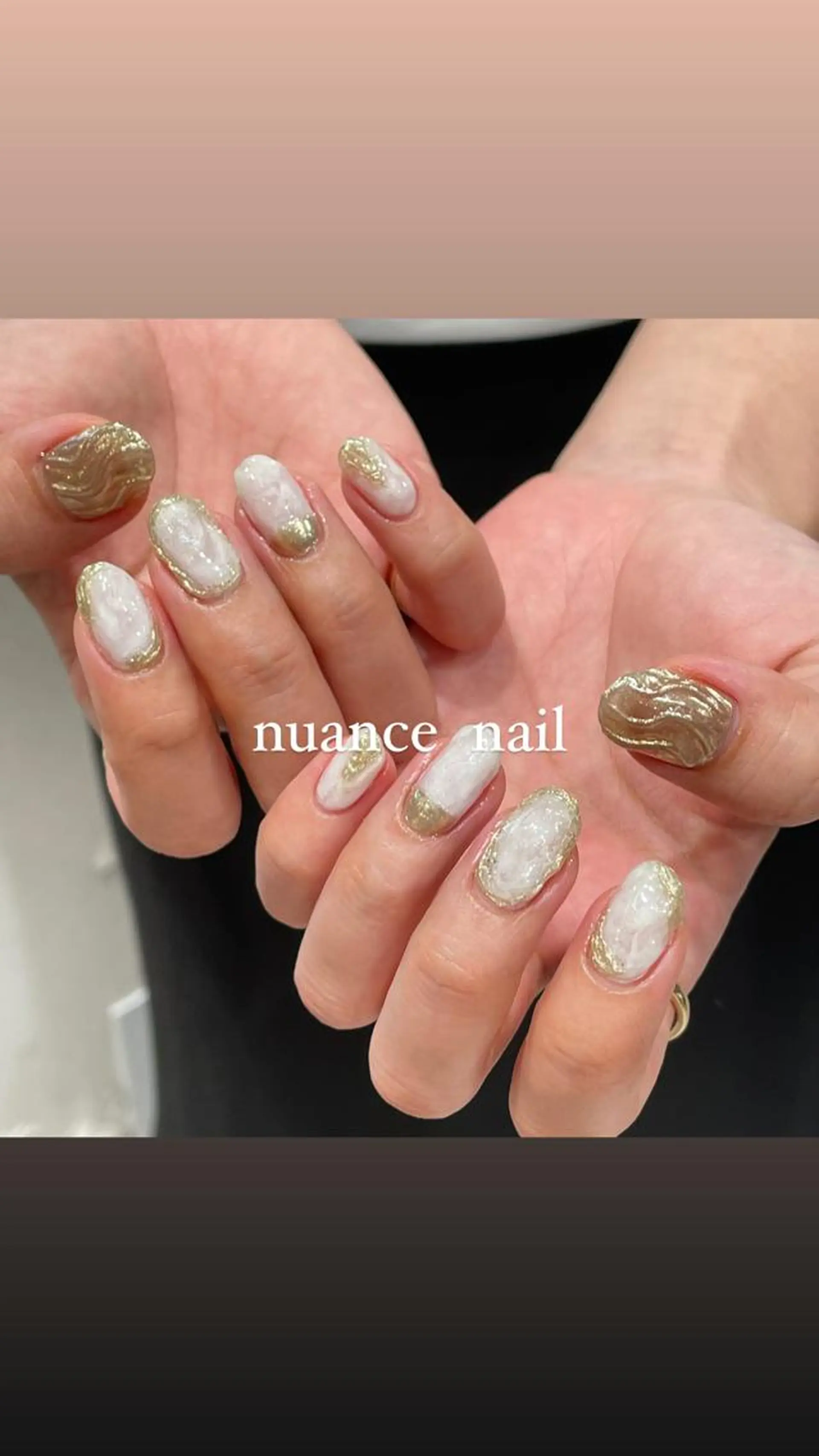 ネイル ハンドネイル 淡色ネイル 🎀moeのネイルデザイン