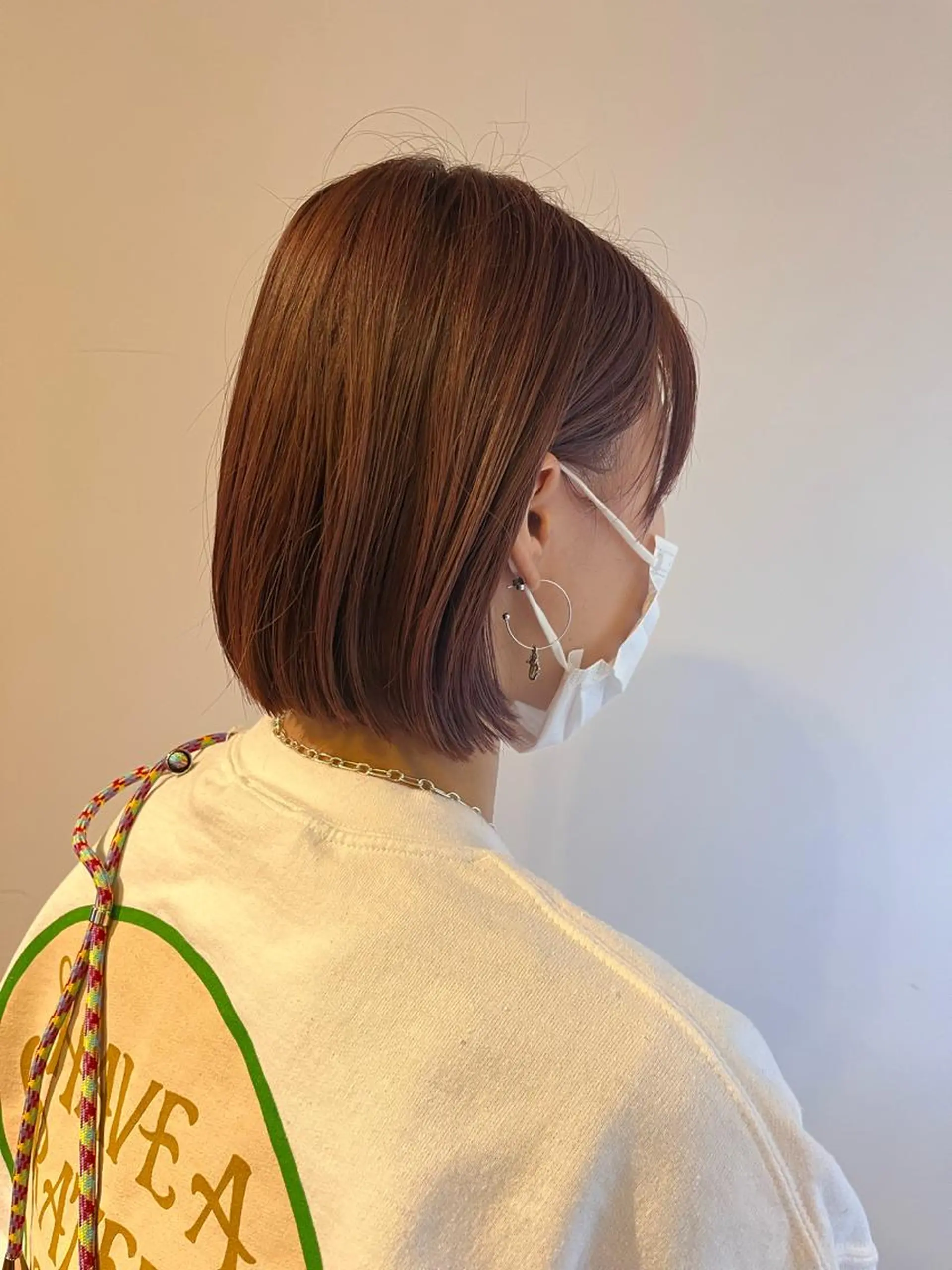 ショート ヘアカラー 太田 渚遊のヘアスタイル