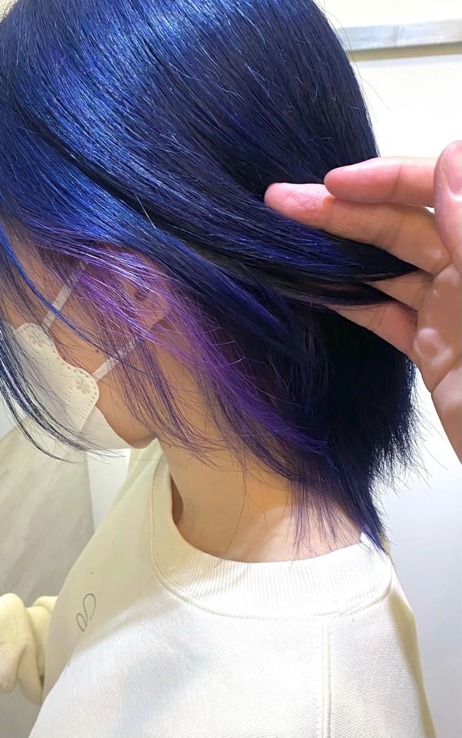 ショート カラー ラベンダーカラー garage.所属・吉田 慎冴/メンズパーマのヘアスタイル