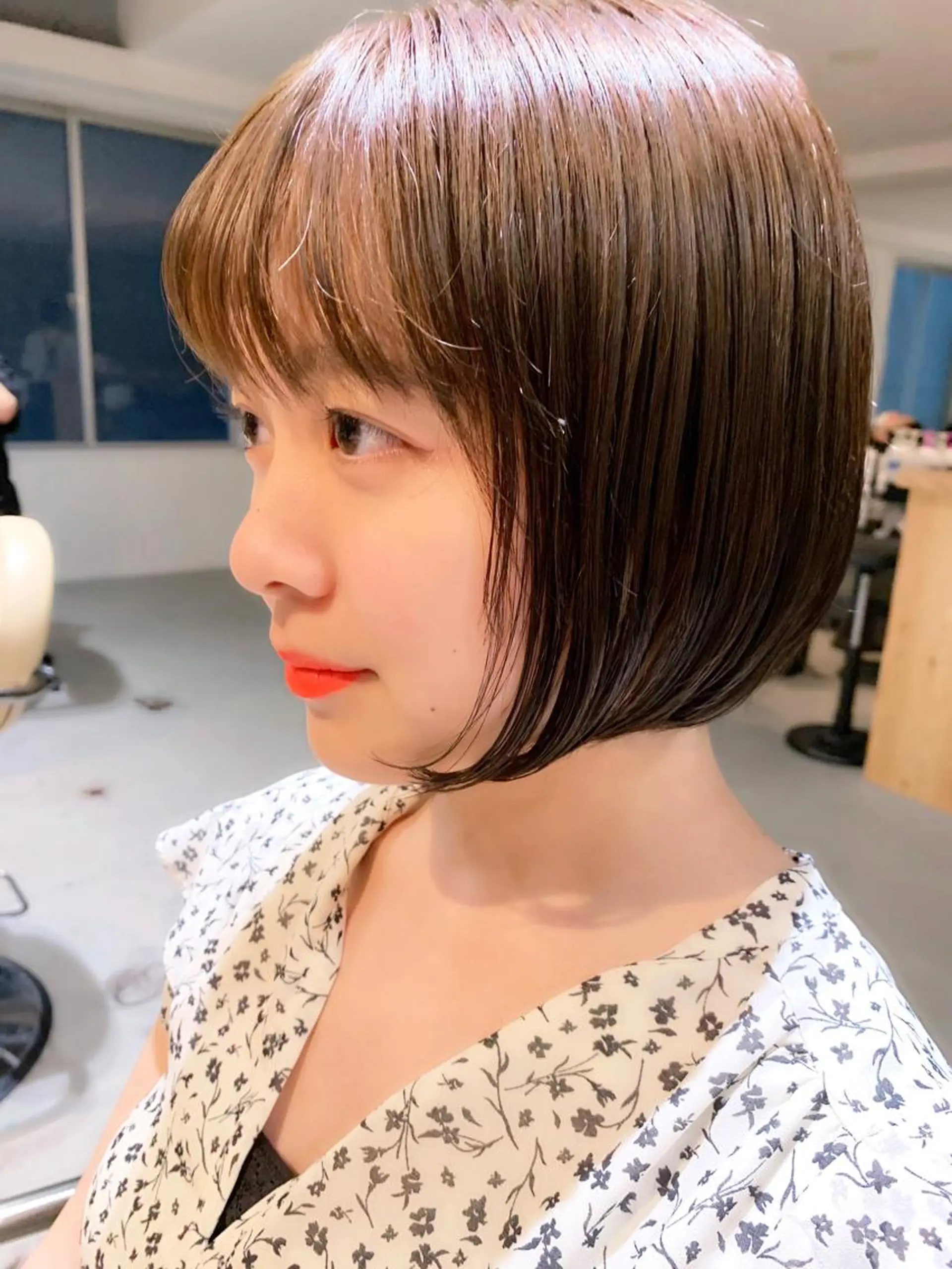 ショート カラー イルミナカラー ボブ tension 【テンション】のヘアスタイル