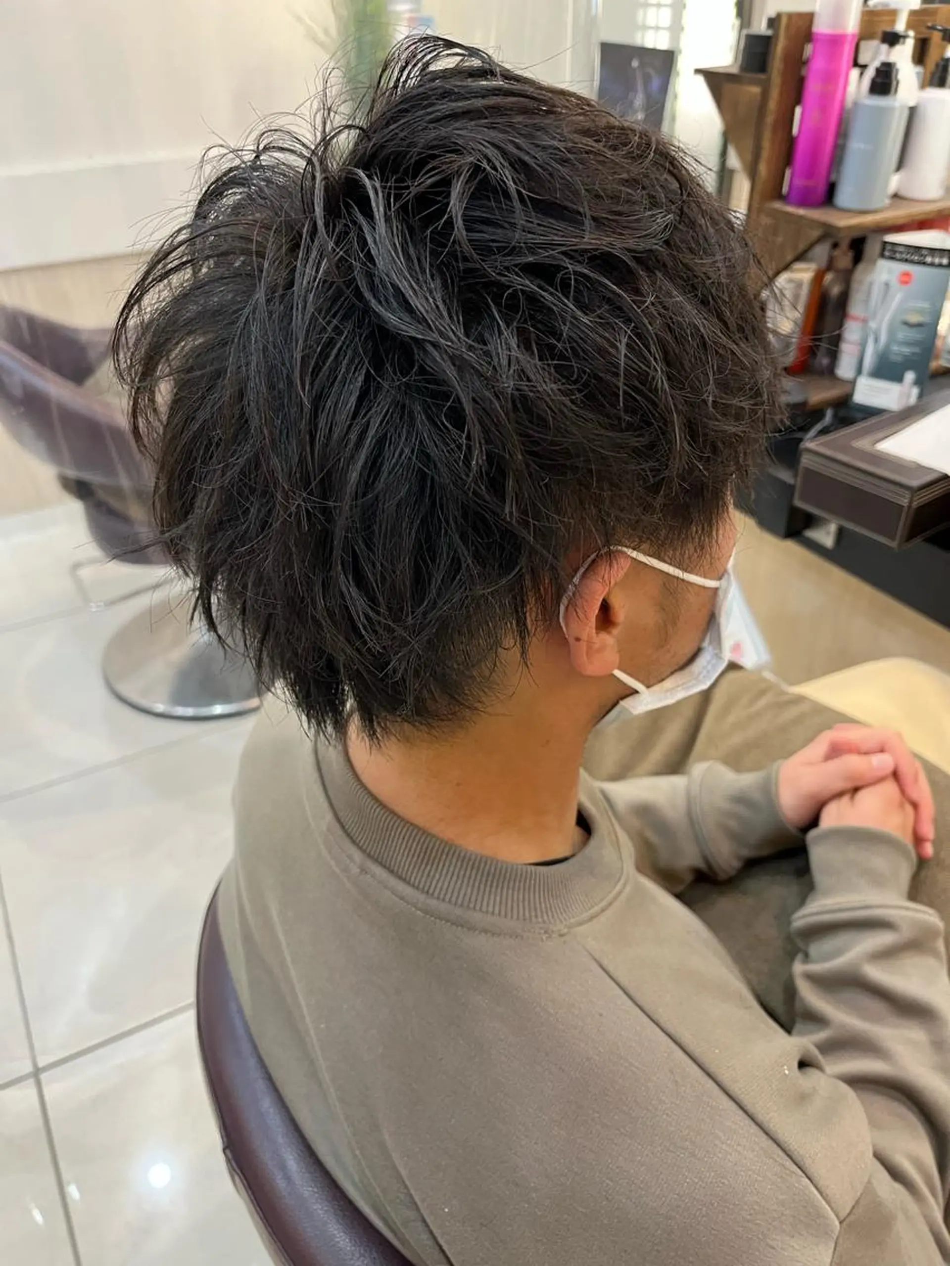 ショート パーマ メンズ カット パーマ リリー /Men's/パーマのヘアスタイル
