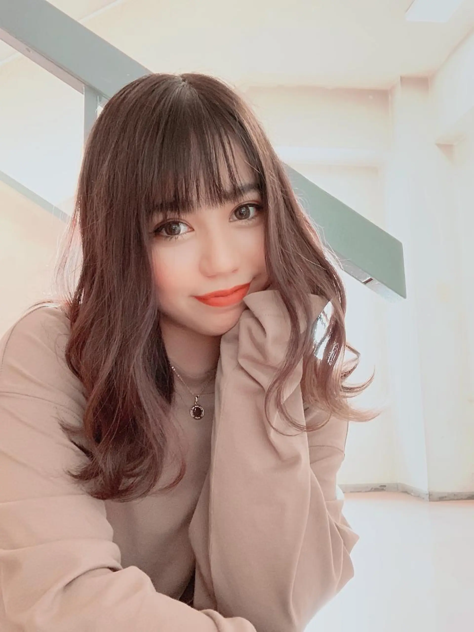 ミディアム カット ヘアセット RYOSUKE インナーカラーのヘアスタイル