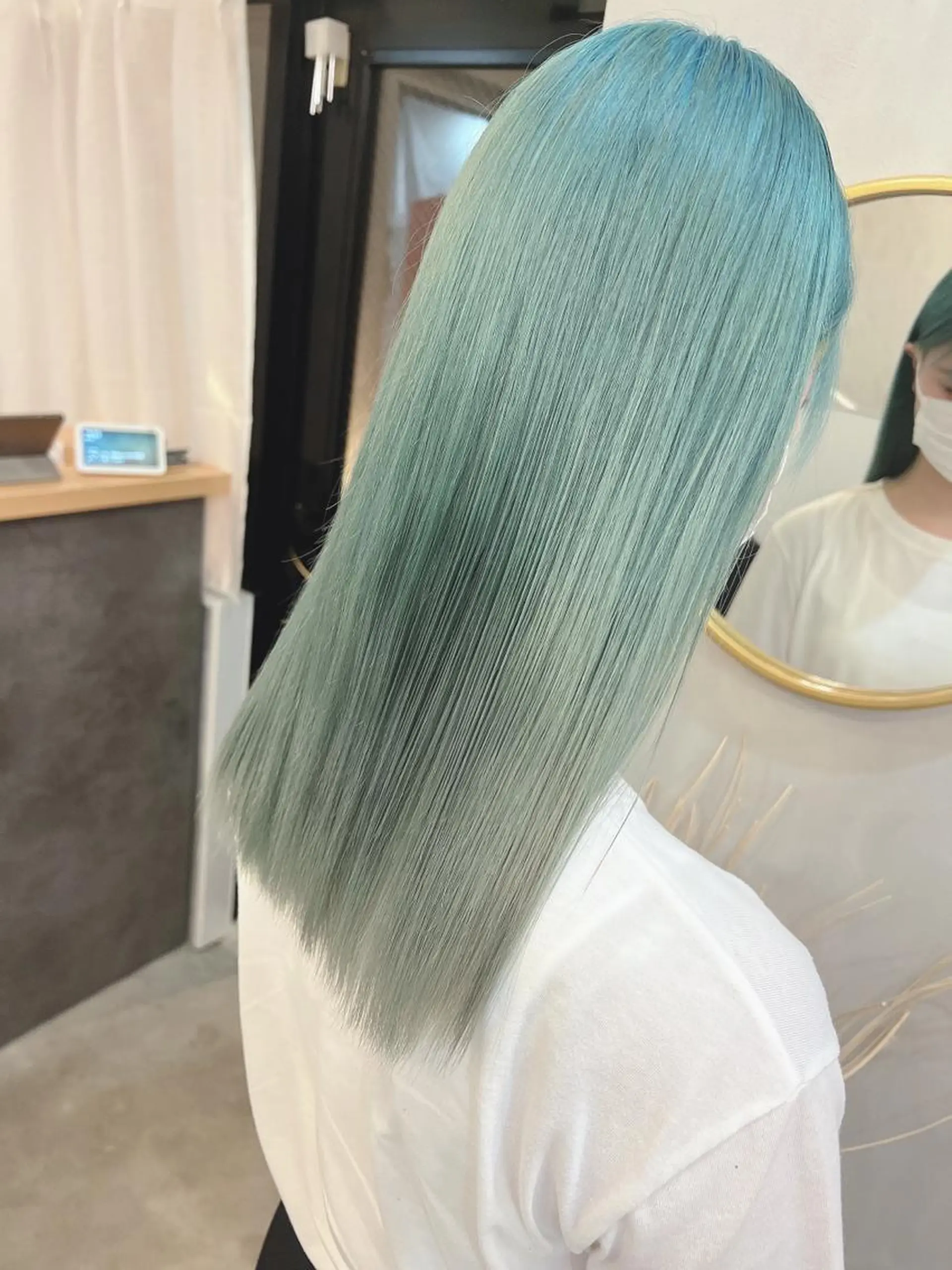 セミロング カラー マツエクmarry池袋所属・マツエクモデル無料 marry 池袋秦のマツエク・マツパデザイン