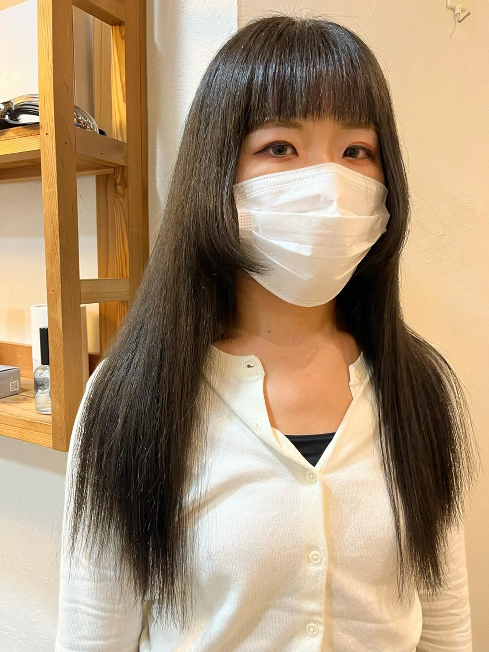 ロング カラー パーマ ヘアアレンジ メンズ ロング pu+on. nailworks所属・fuyumi / ニュアンスネイルのネイルデザイン