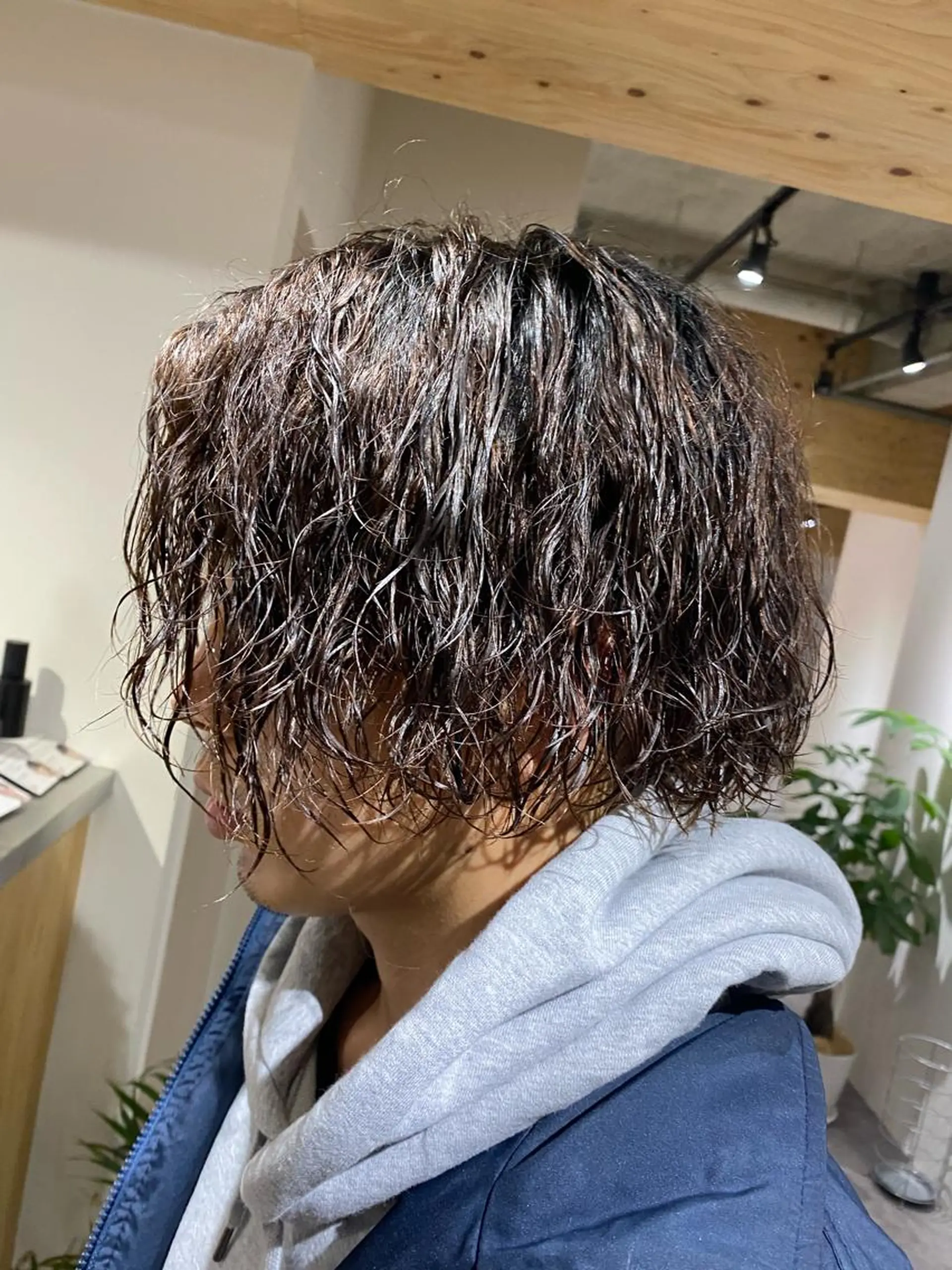 ミディアム カラー パーマ ヘアアレンジ メンズ キッズ カット パーマ トリートメント ヘアセット メンズブリーチカラー /パーマ ごーた立川のヘアスタイル