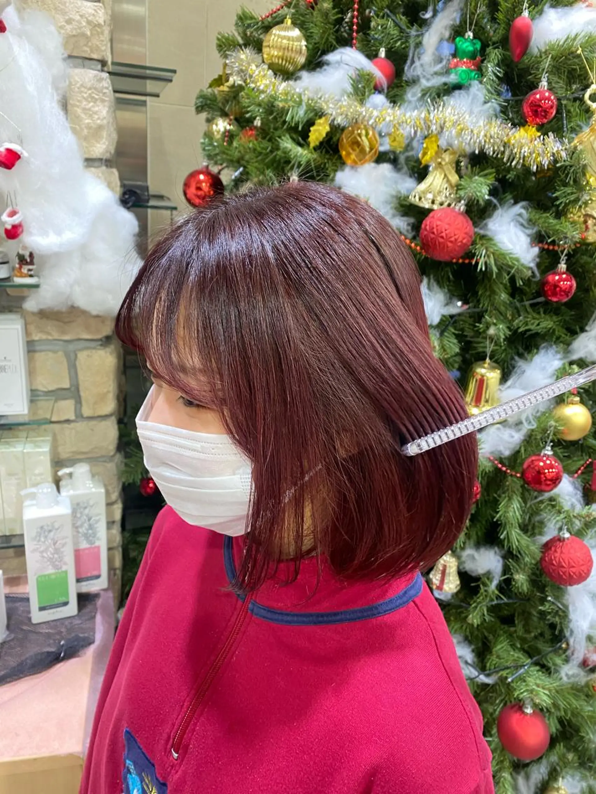 ミディアム ヘアカラー トリートメント ネイリスト/ ヘアセット　hinaのヘアスタイル