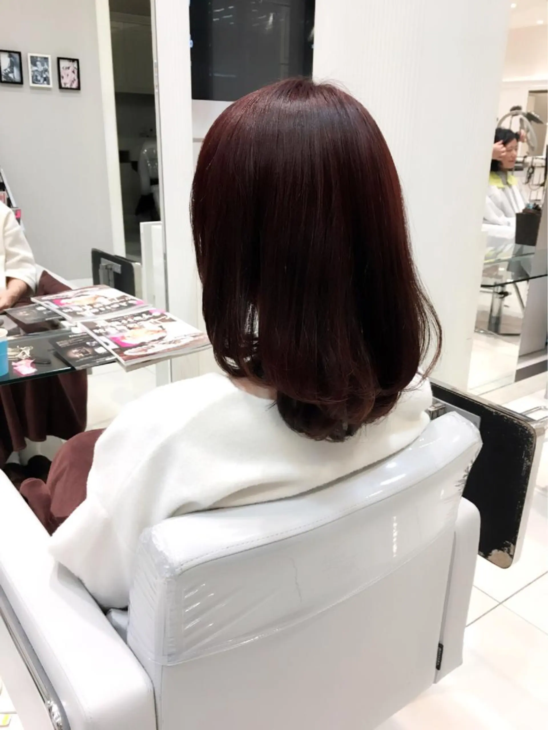 ミディアム カラー イルミナカラー ピンクカラー カット ヘアカラー トリートメント 縮毛矯正/髪質改善/ ブリーチ/東陽町✨のヘアスタイル