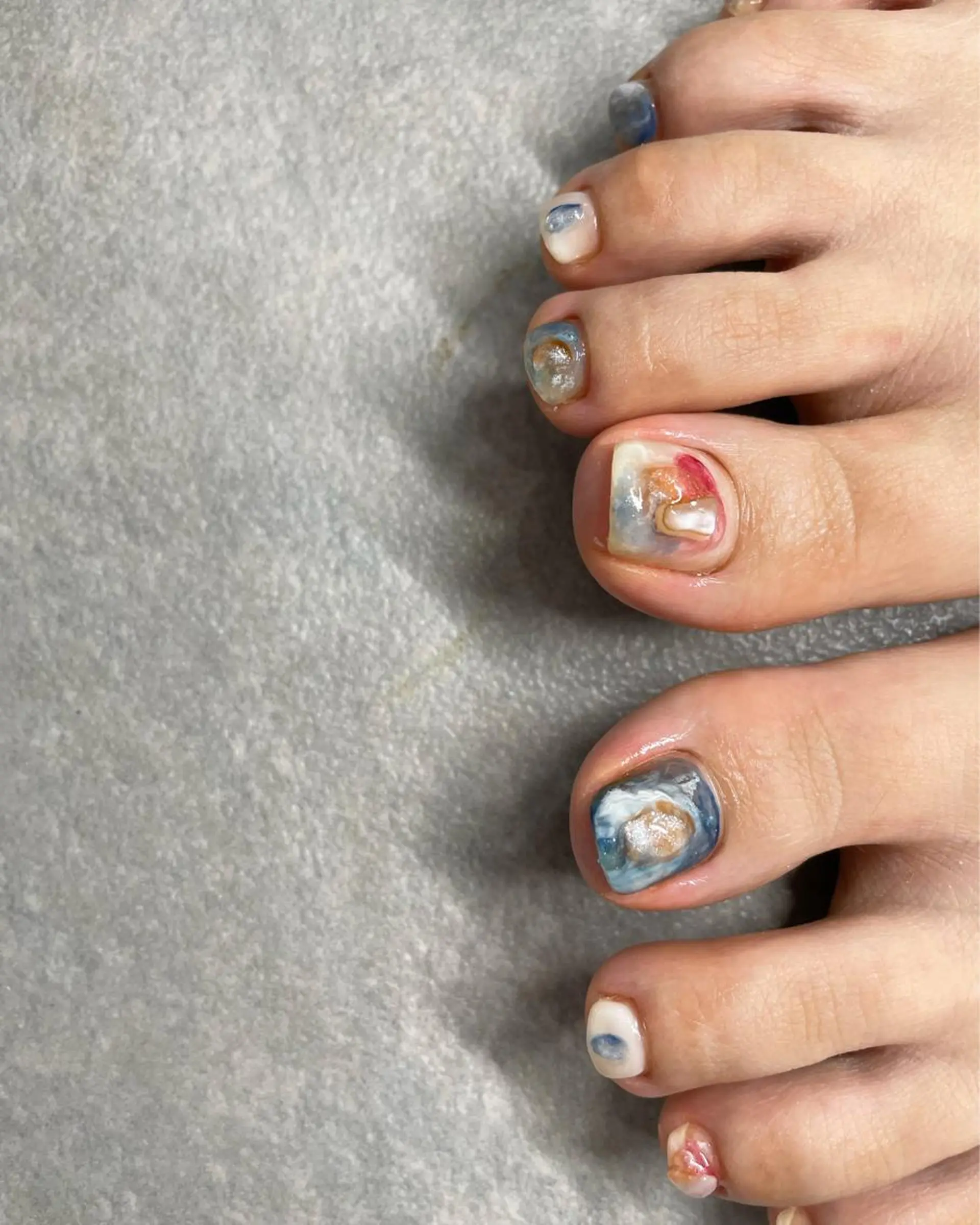 ネイル ハンドネイル フットネイル kiii.__ ✴︎*のネイルデザイン