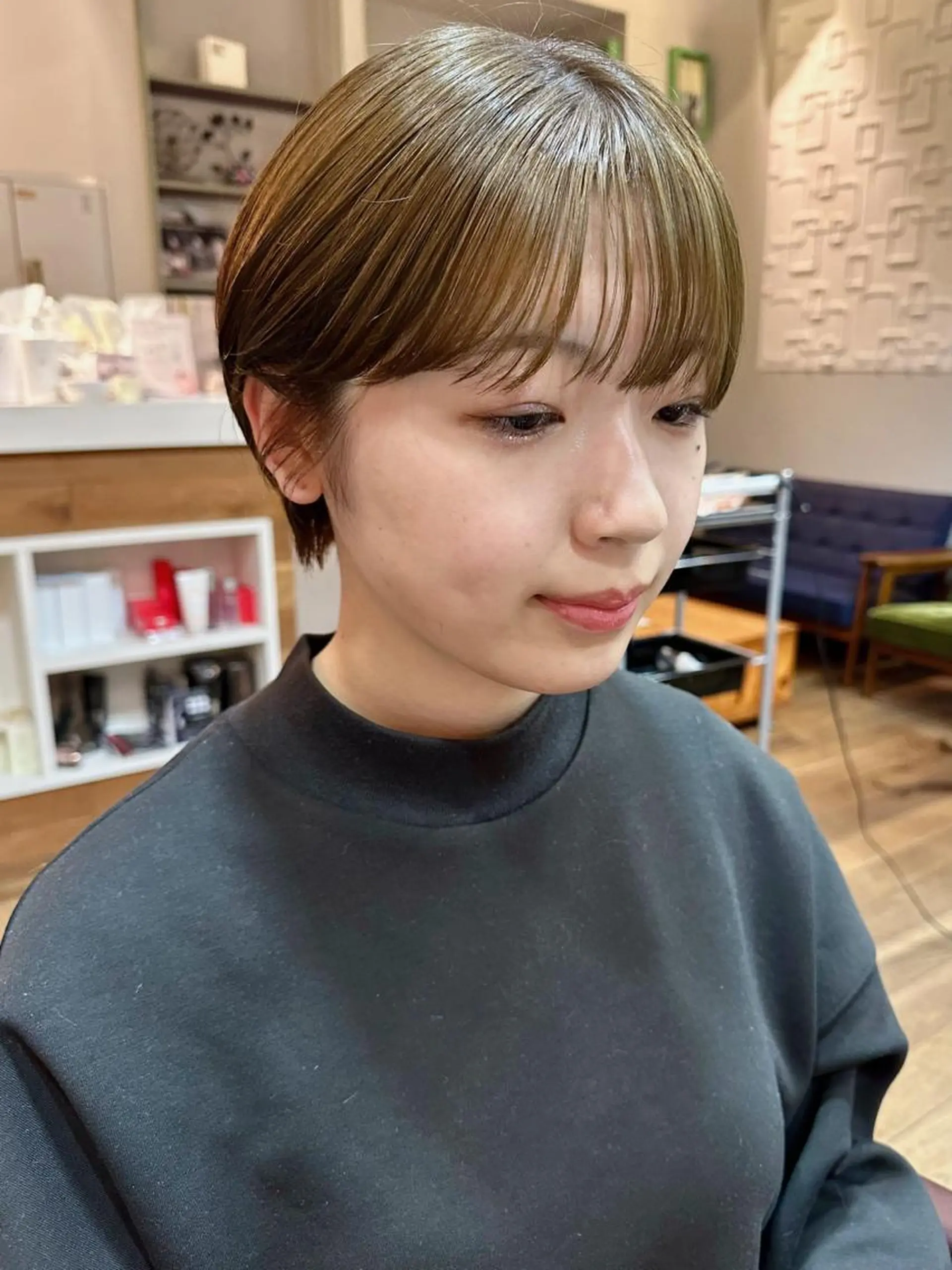 ショート 丸みショート ショートヘア ota miyuuのヘアスタイル