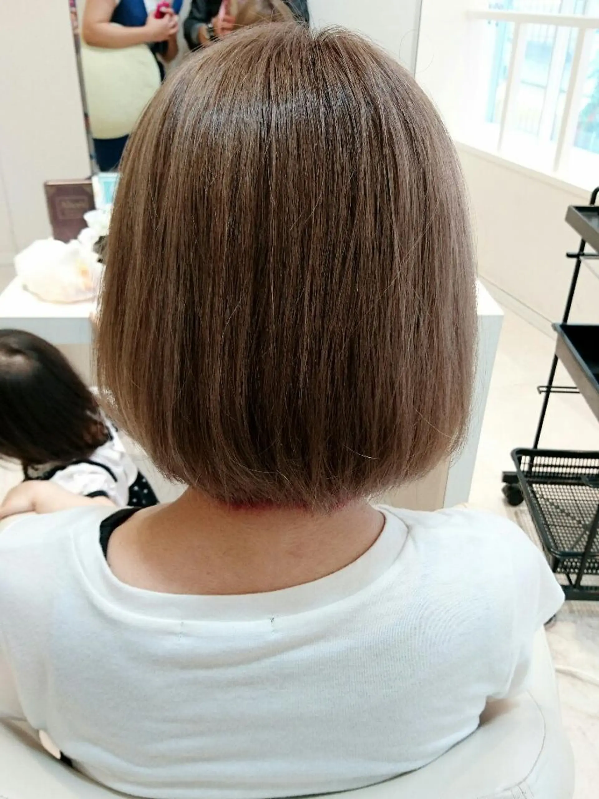 カラー ショート ハイライトカラー ハイライト 永島 桜のヘアスタイル