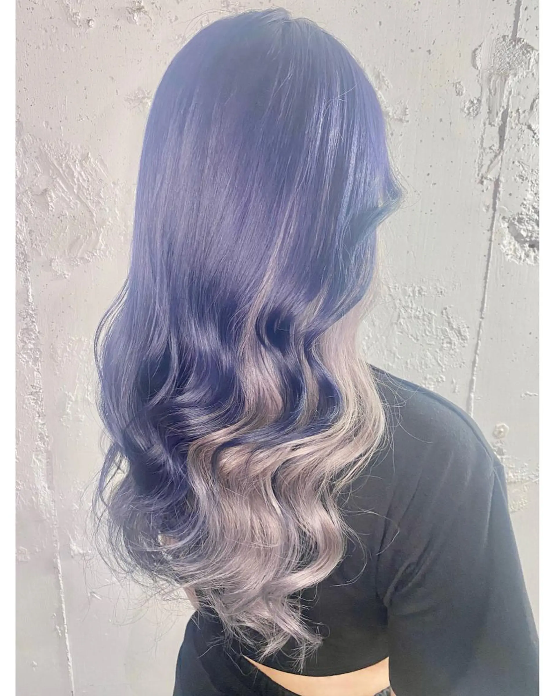 ロング カラー ブリーチ シルバー ヘアカラー GARU-ガル-所属・TSUNO🦖 派手髪/オタク美容師のヘアスタイル