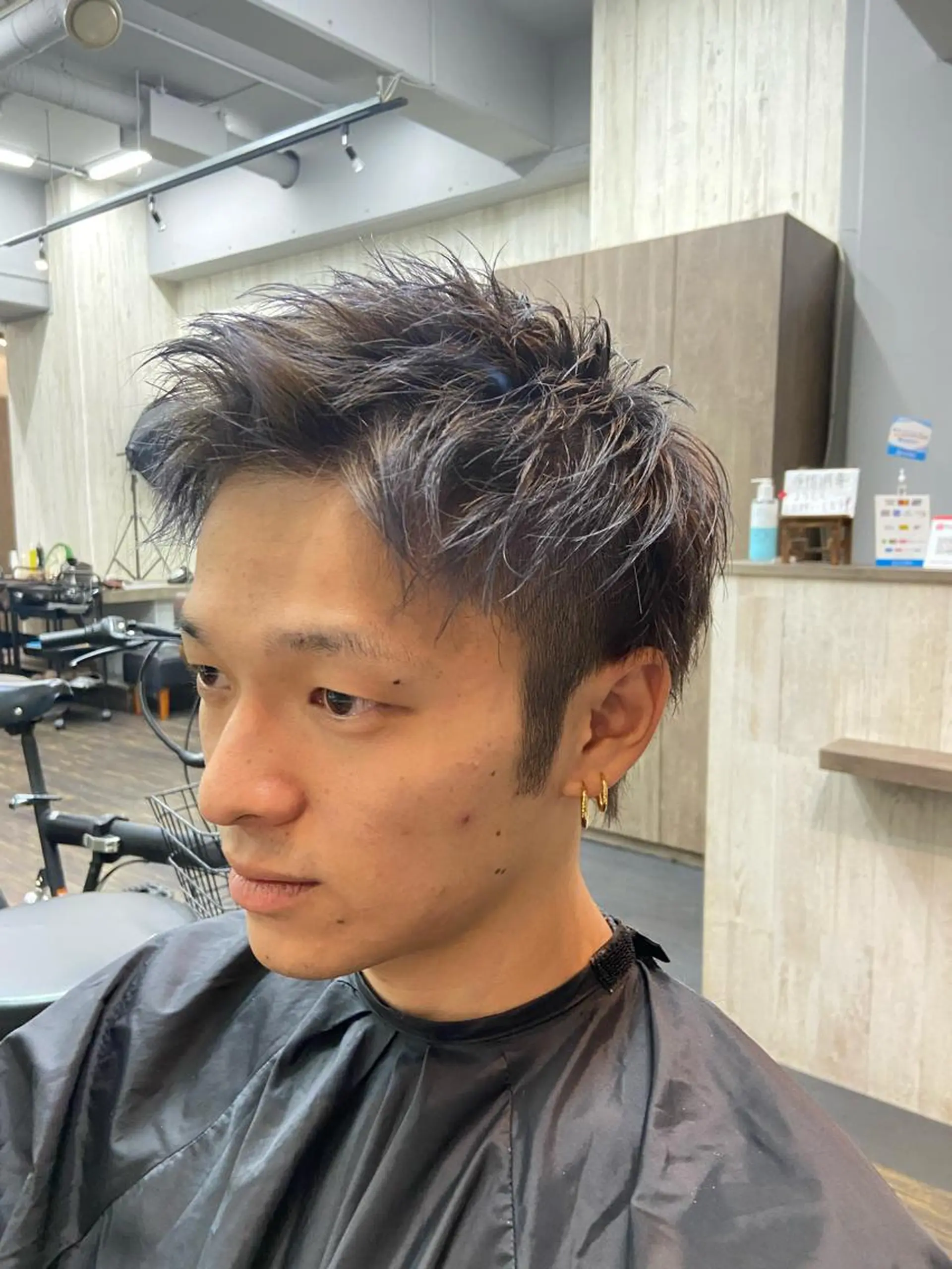 ショート メンズ レオ所属・仁和山 晃のヘアスタイル