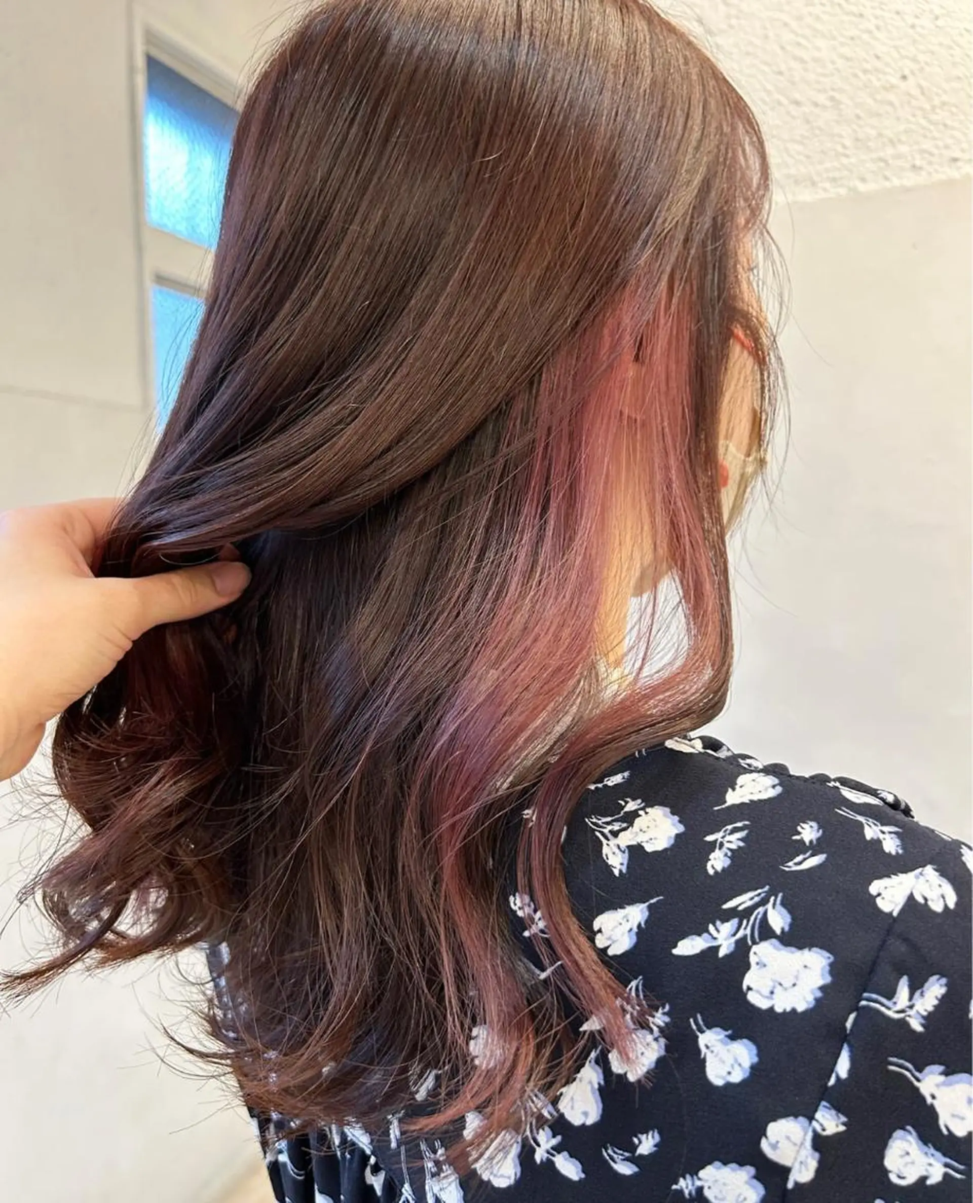 ロング ヘアカラー ゆうき あすかのヘアスタイル