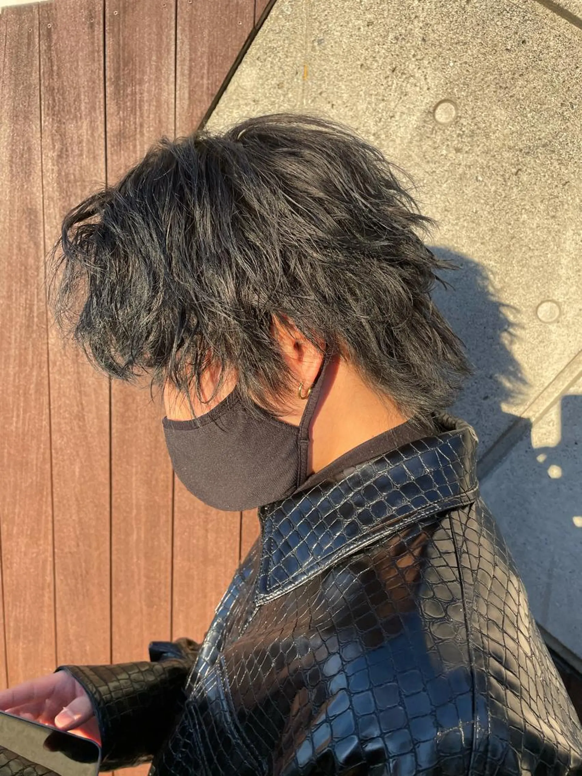 カラー パーマ メンズ 静岡/草薙パーマ メンズバレイヤージュのヘアスタイル