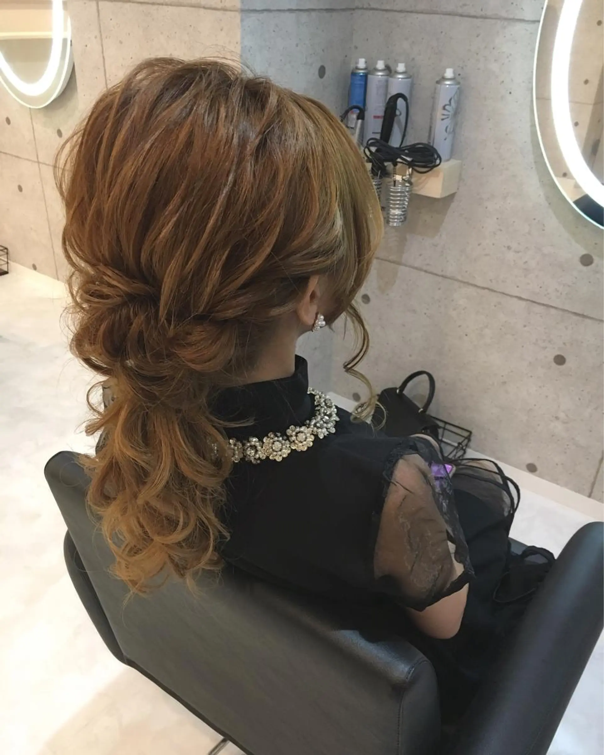 ヘアアレンジ ヘアセット lien natsukiのヘアスタイル