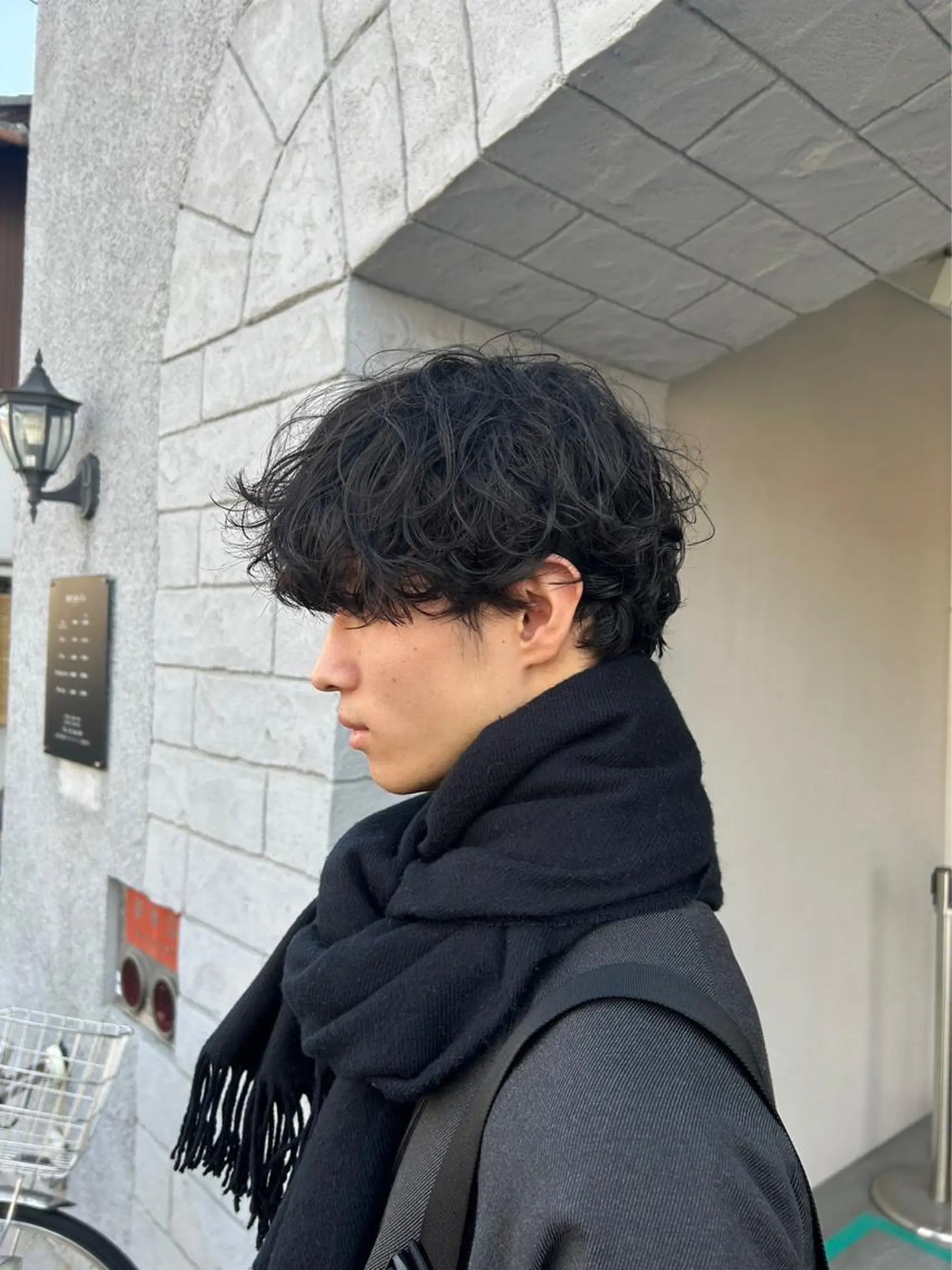 パーマ メンズ カット パーマ 🐺ミウ 🩵のヘアスタイル