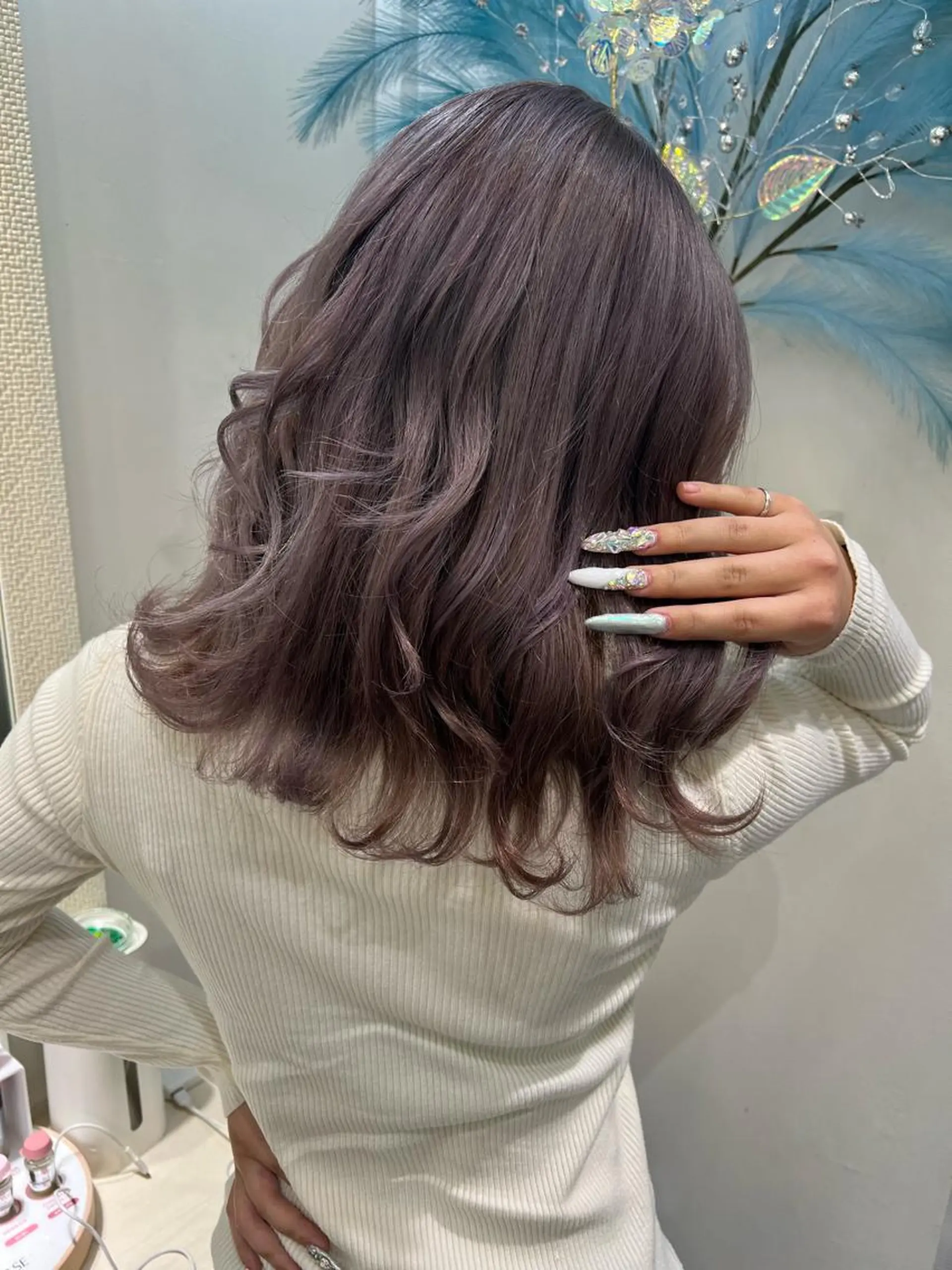 ミディアム カラー Lapis 池袋店所属・MASHIRO 🩵Lapis池袋店のヘアスタイル