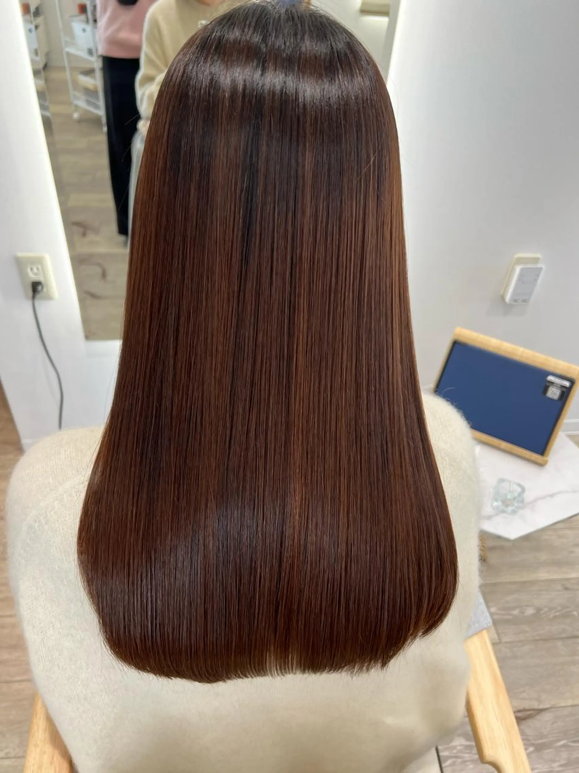 ロング トリートメント トリートメント 会田有紀 /切りっぱなしボブのヘアスタイル