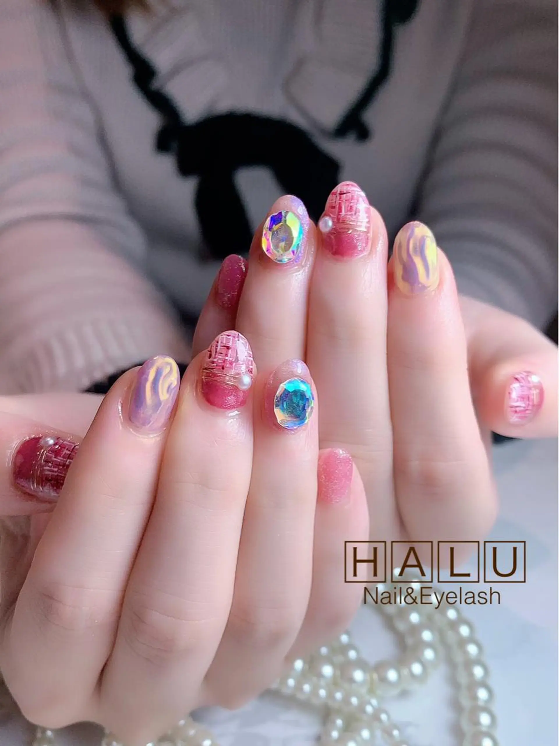 ネイル キラキラネイル HALU ハルのネイルデザイン