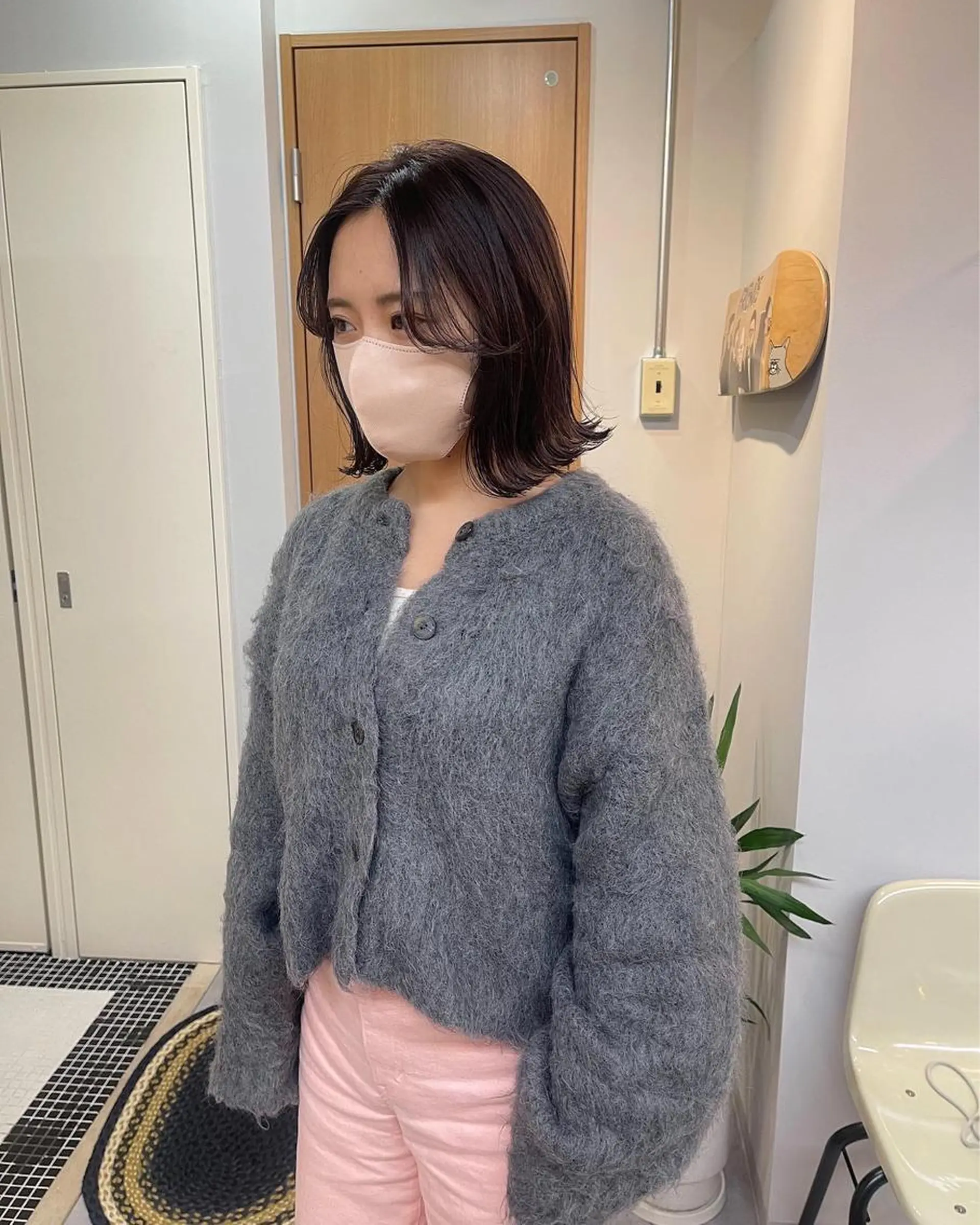 ショート カラー ボブ 外ハネヘア カット トリートメント 丁寧なカウンセリング 🌿KENTA🌿のヘアスタイル