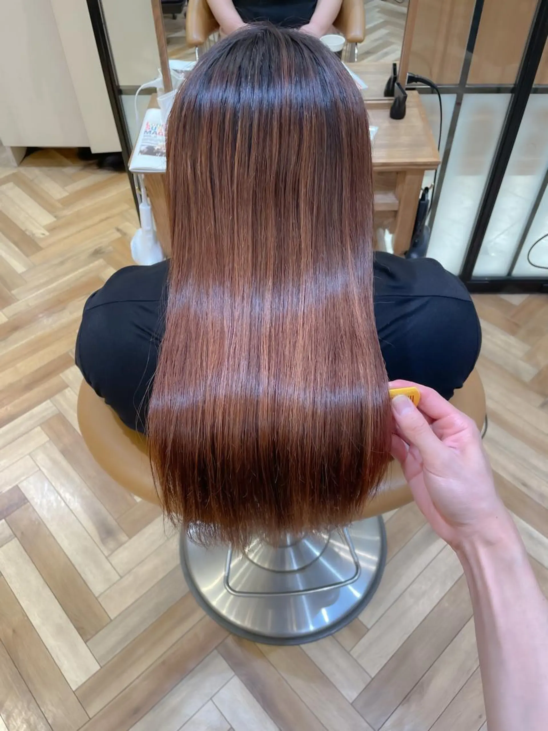 ロング カラー トリートメント 💎巻ける縮毛矯正/ 艶髪💎石渕智也のヘアスタイル