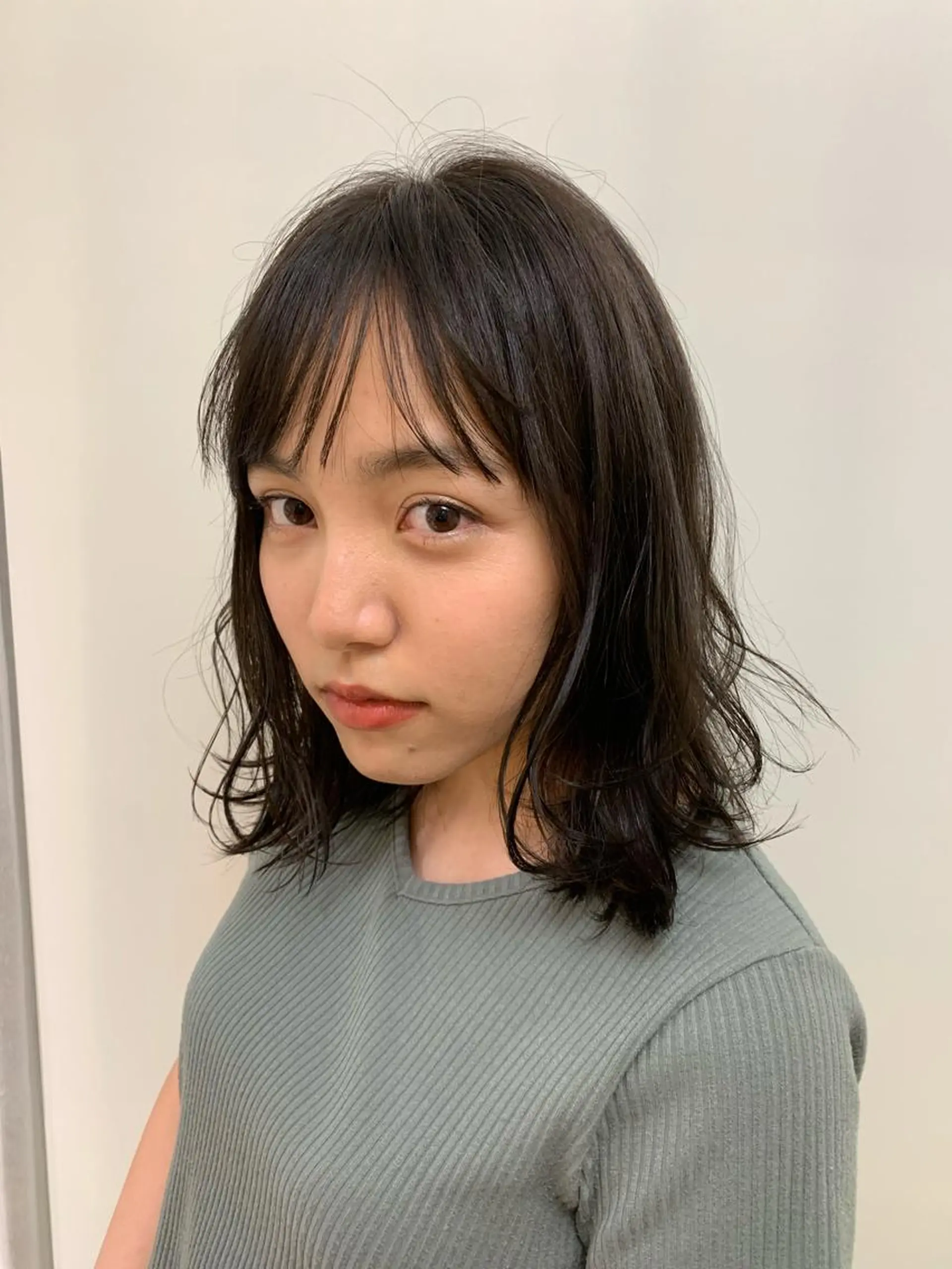 ミディアム ✨カラー支持No.1 🧸ワキ カナコ🧸のヘアスタイル