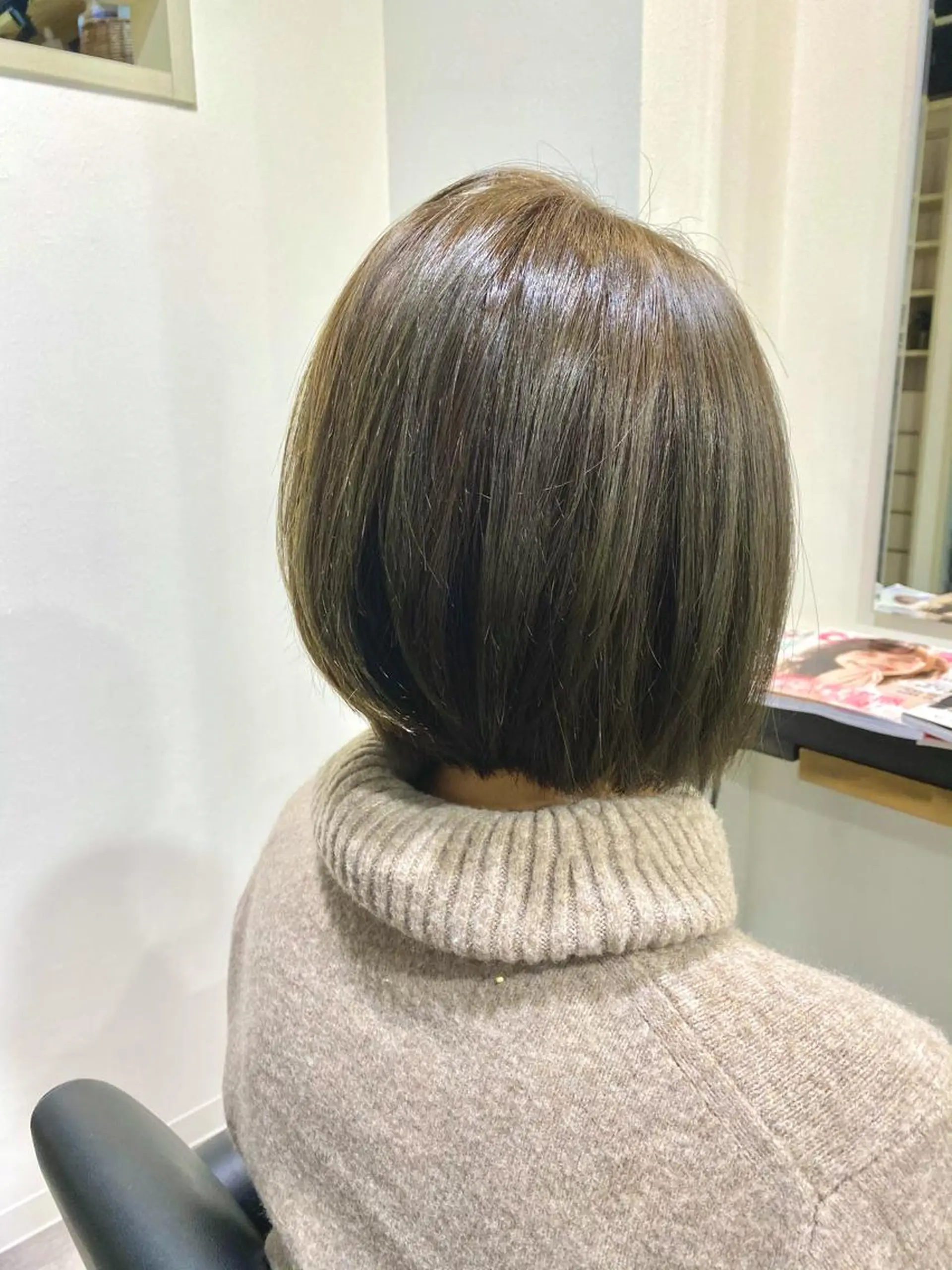 ミディアム カラー アディクシーカラー バレイヤージュ ブリーチ ケアブリーチ デザインカラー ヘアカラー トリートメント unpeu hair  二条所属・先着1名様限定 カット無料のヘアスタイル