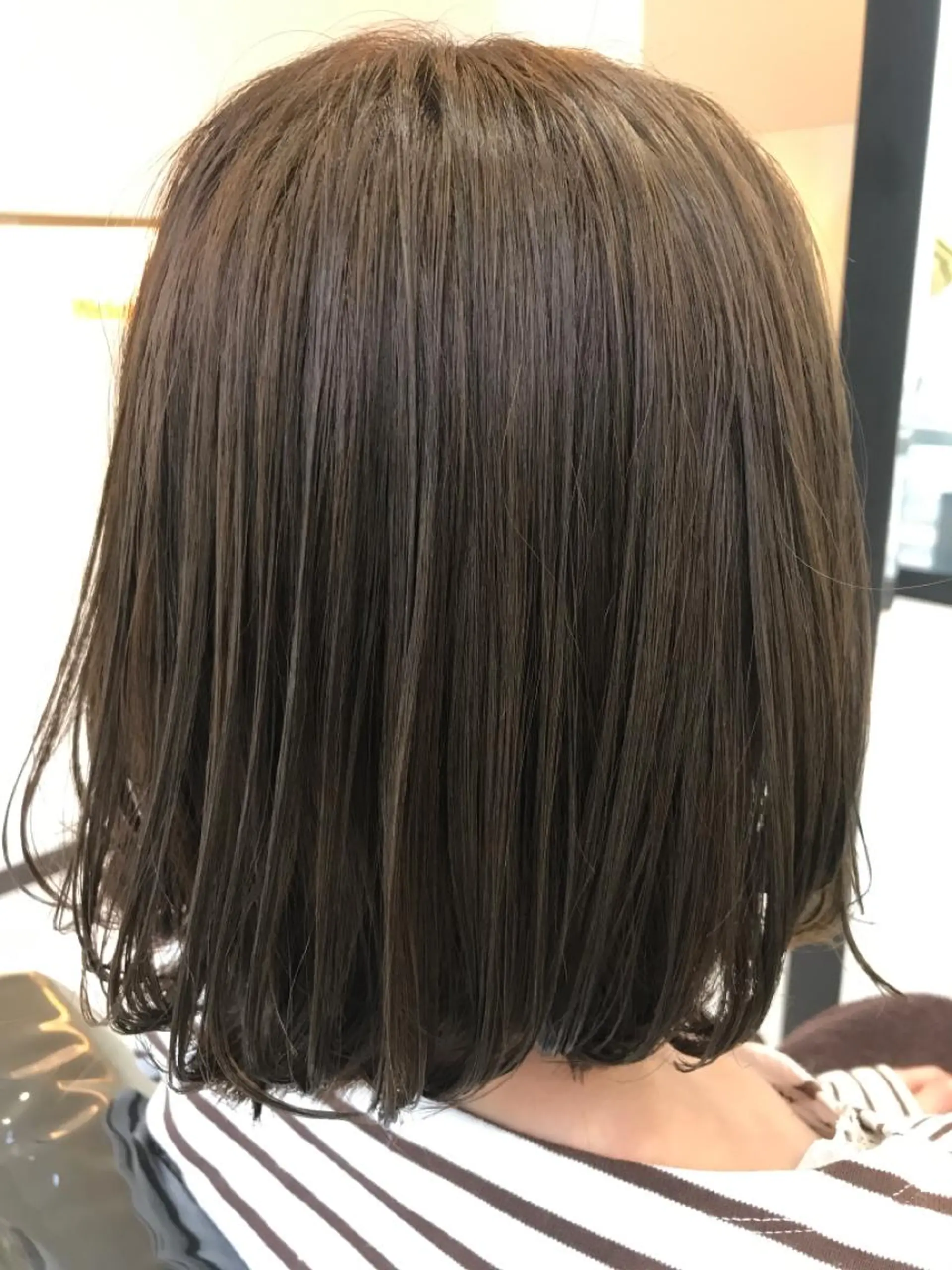 ミディアム YASU🍎CUT 赤系カラー/ヘアケアのヘアスタイル