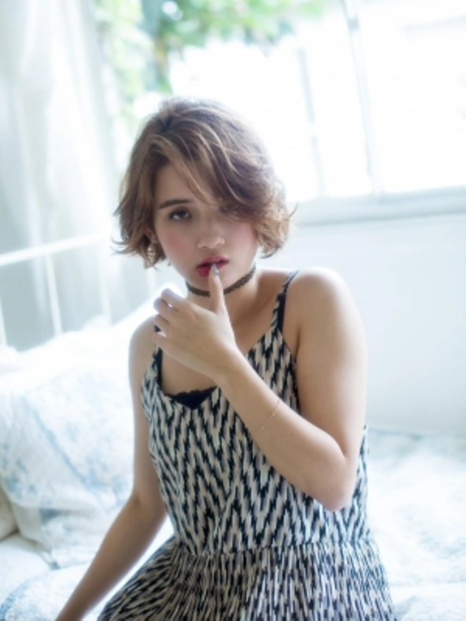 ショート カラー amie 高崎 【アミ】のヘアスタイル