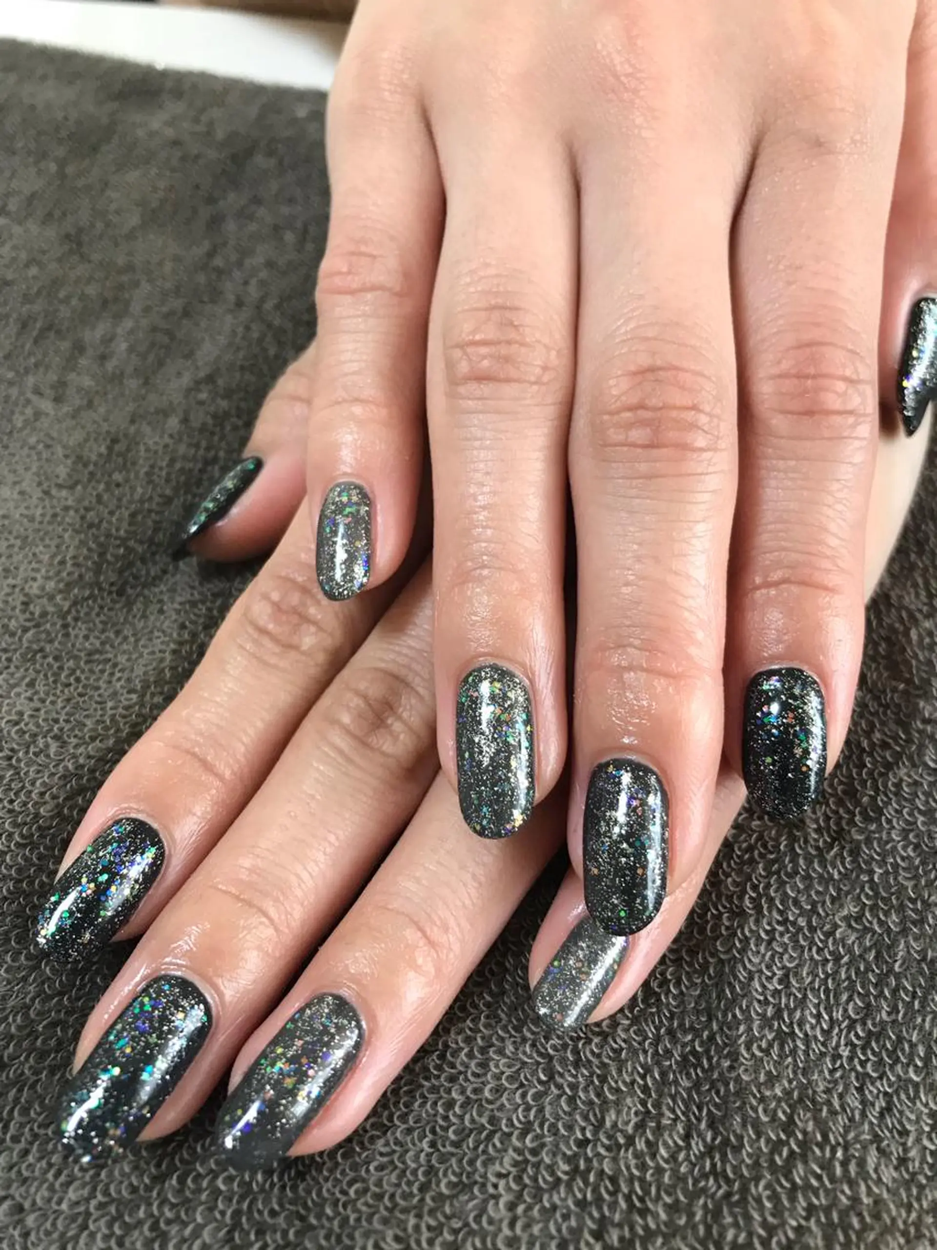 ネイル グラデーション ラメ(グリッター) ワンカラーネイル ハンドネイル Masuko Yasukaのネイルデザイン