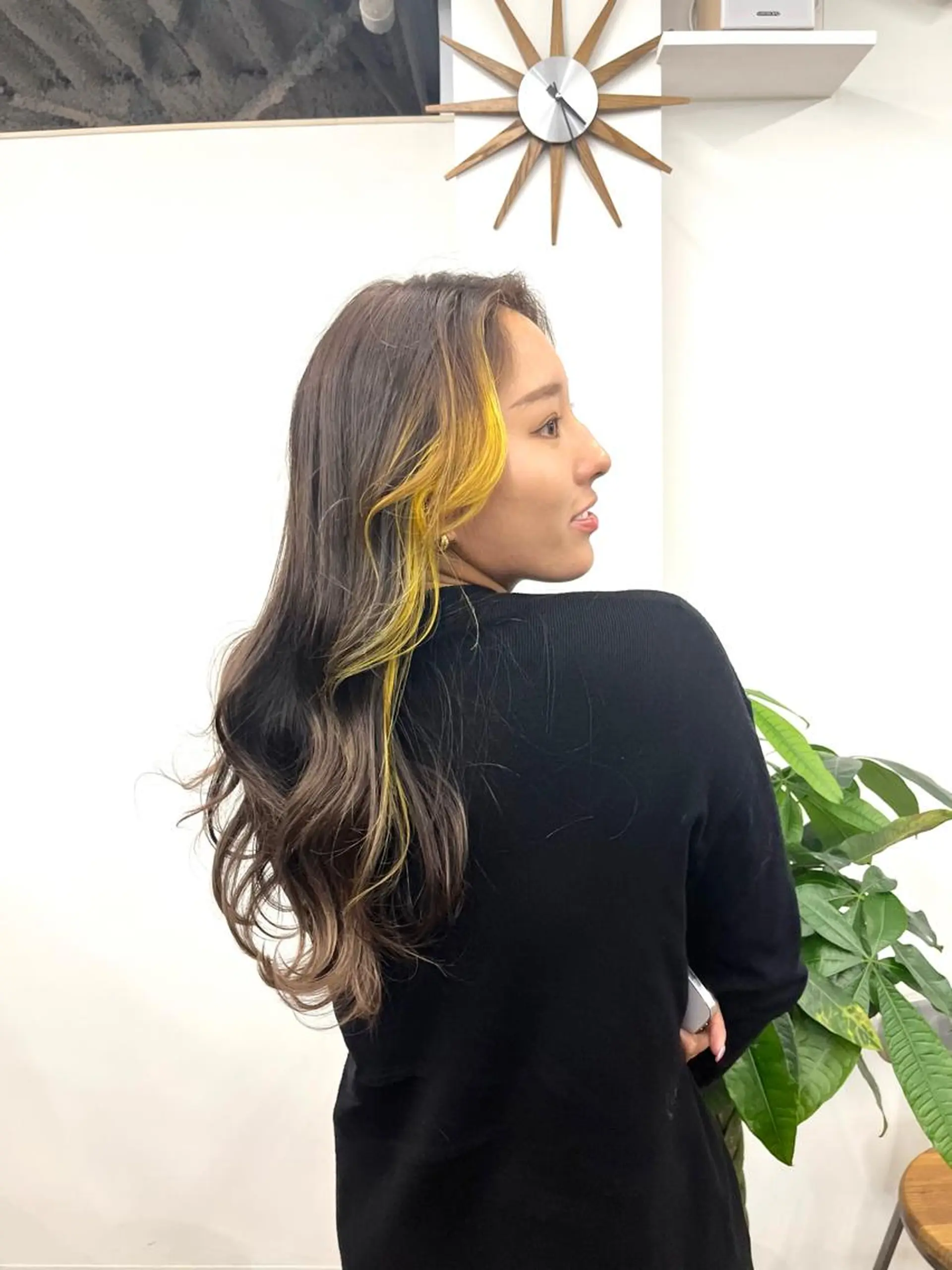 ロング カラー ヘアアレンジ デザインカラー インナーカラー HIROKO / 透明感暖色カラー🎀のヘアスタイル