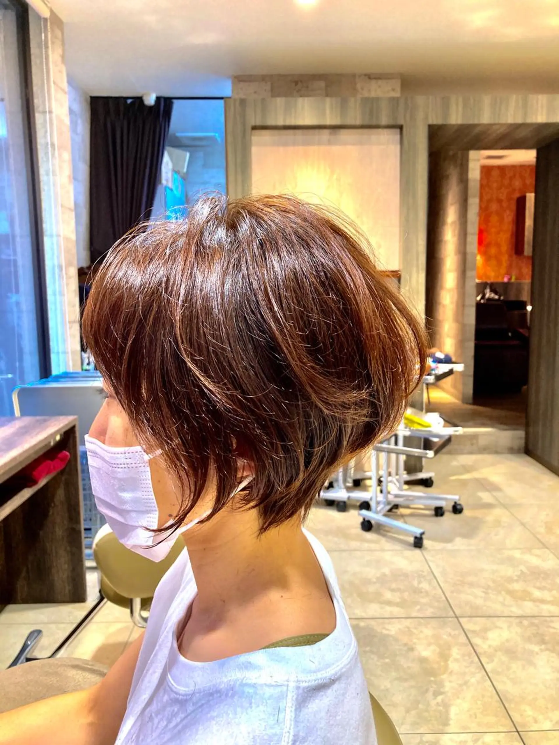 ショート カラー ショートヘア 駒田 拳児のヘアスタイル