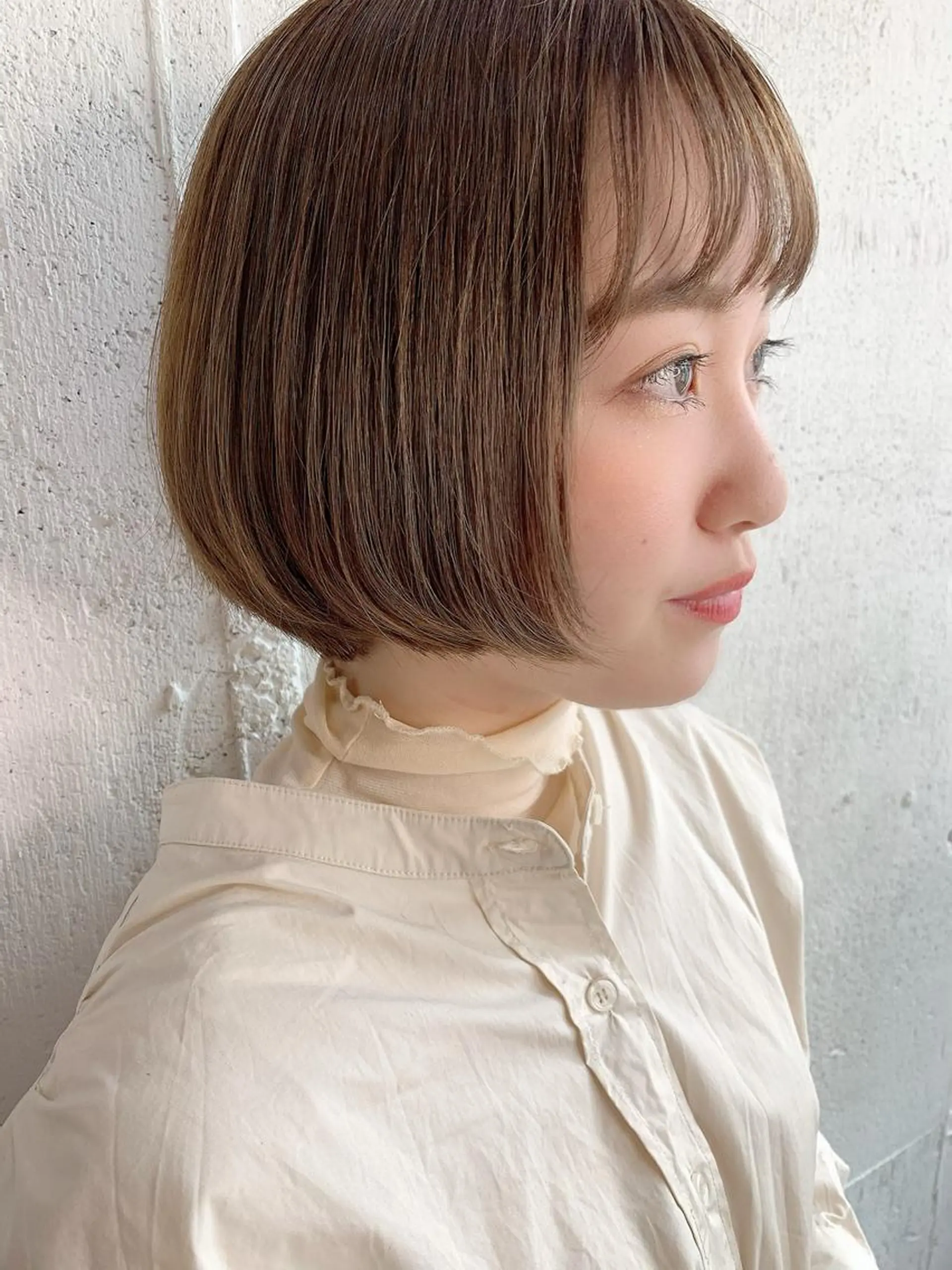 ショート カラー ベージュカラー ボブ カット ヘアカラー トリートメント 💛丁寧さNo.🥇 🧸片山智裕💛のヘアスタイル
