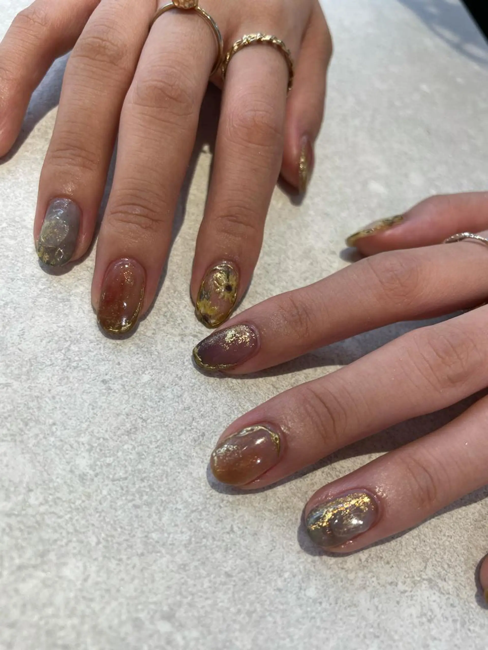 カラー ネイル ハンドネイル 【淡色color/ nail】maikoのネイルデザイン