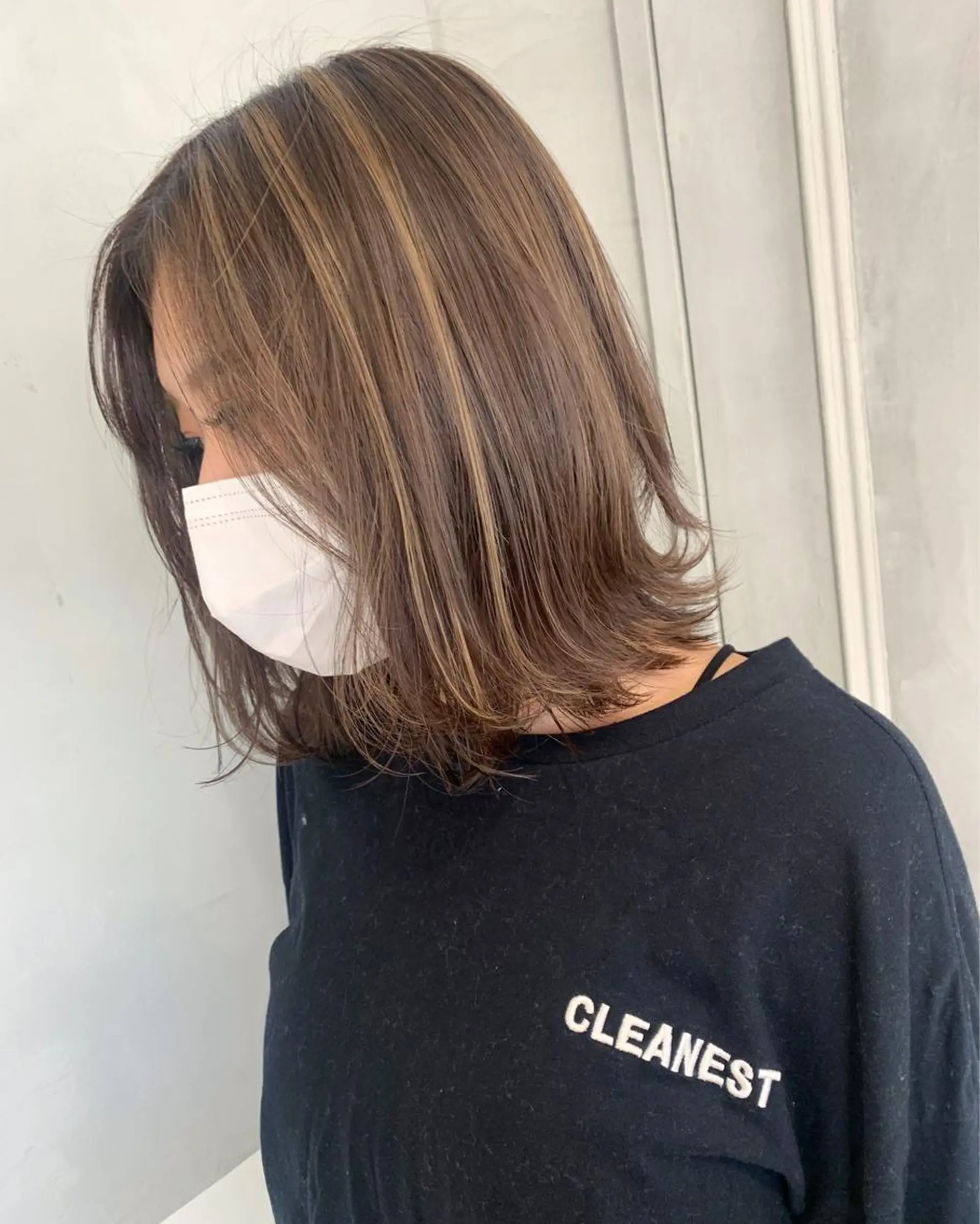 ミディアム カラー minami🪷 暖色カラーのヘアスタイル