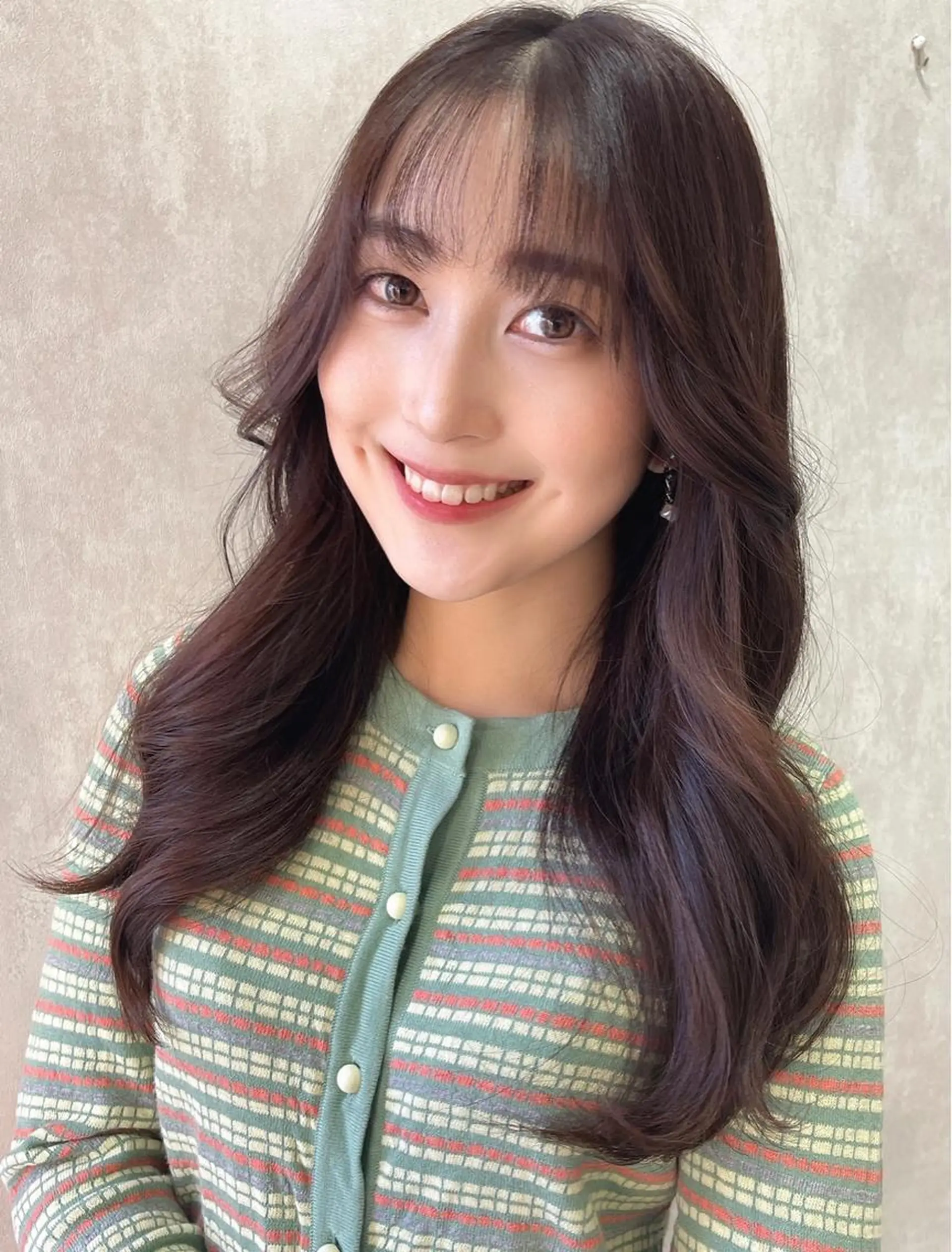 ロング カット ヘアカラー トリートメント 韓国ヘア　髪質改善 🌹レイヤー　芹奈のヘアスタイル