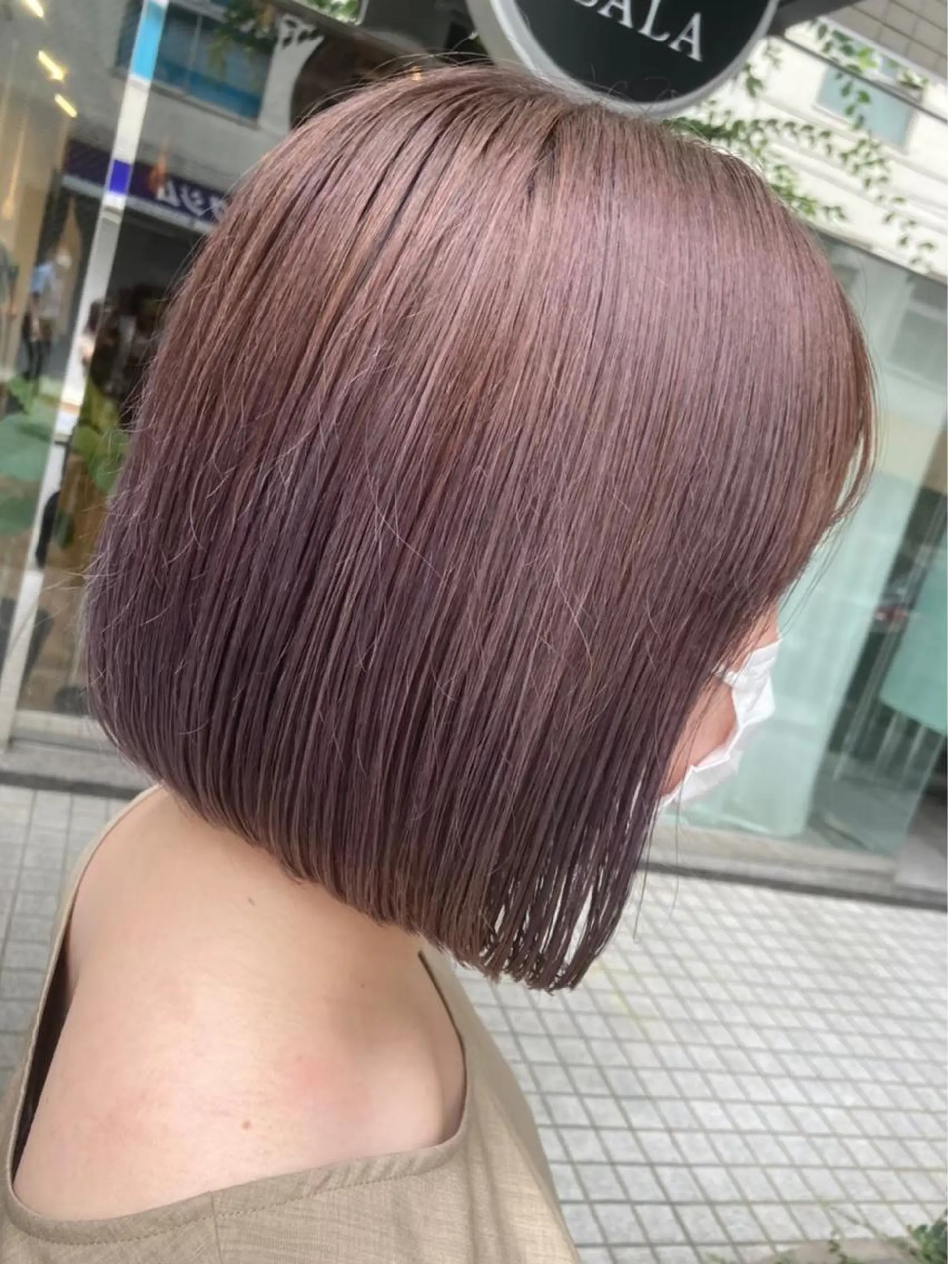 ショート カラー カット ヘアカラー like みやびのヘアスタイル