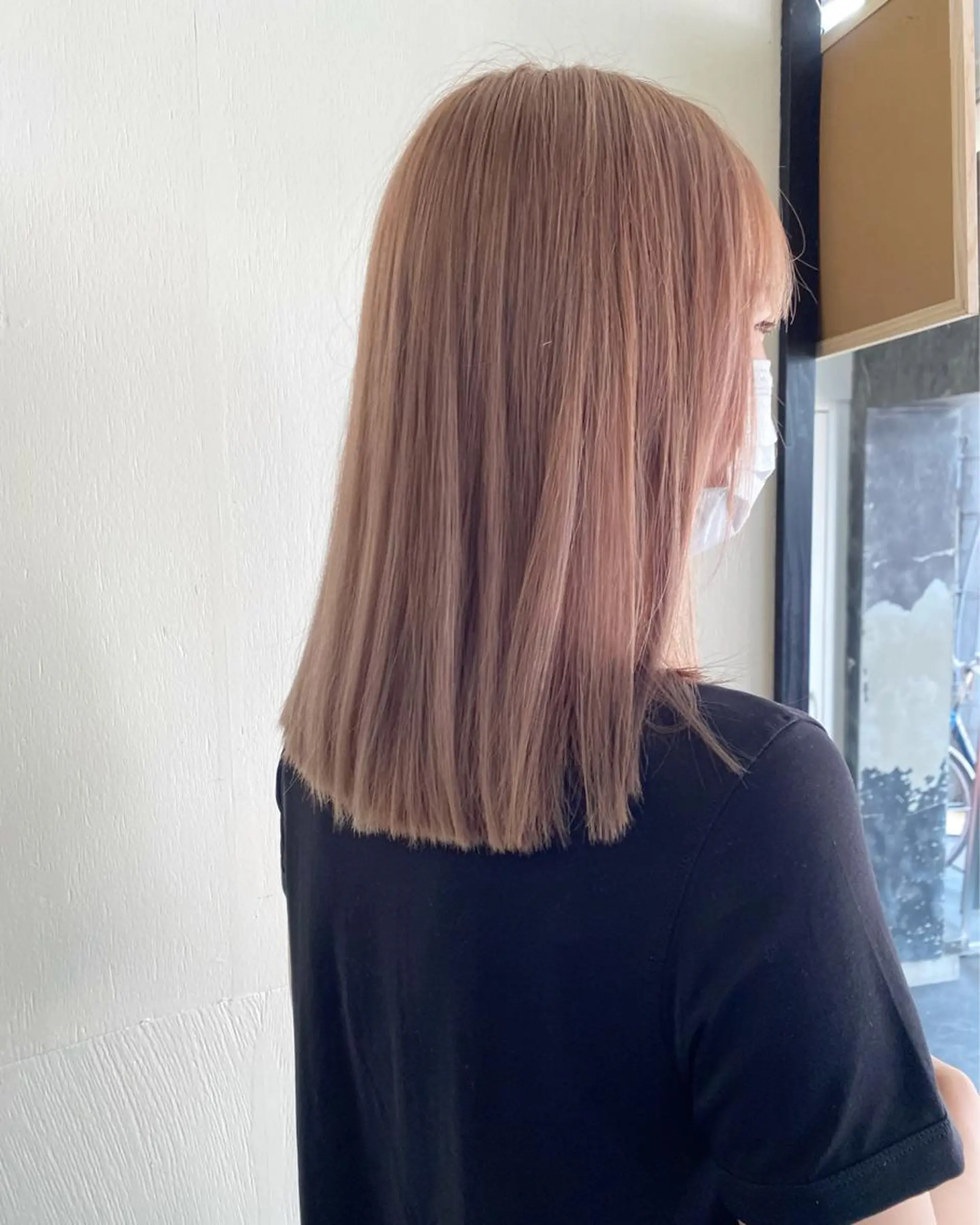 ミディアム カラー ヘアカラー トリートメント LOVESTOIKE 堂本のヘアスタイル