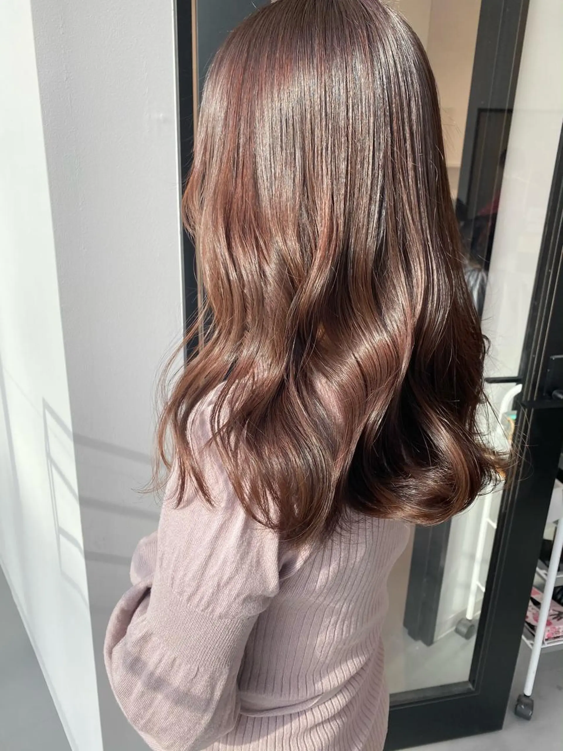 ロング カラー カット ヘアカラー トリートメント 伊藤 美奈穂のヘアスタイル