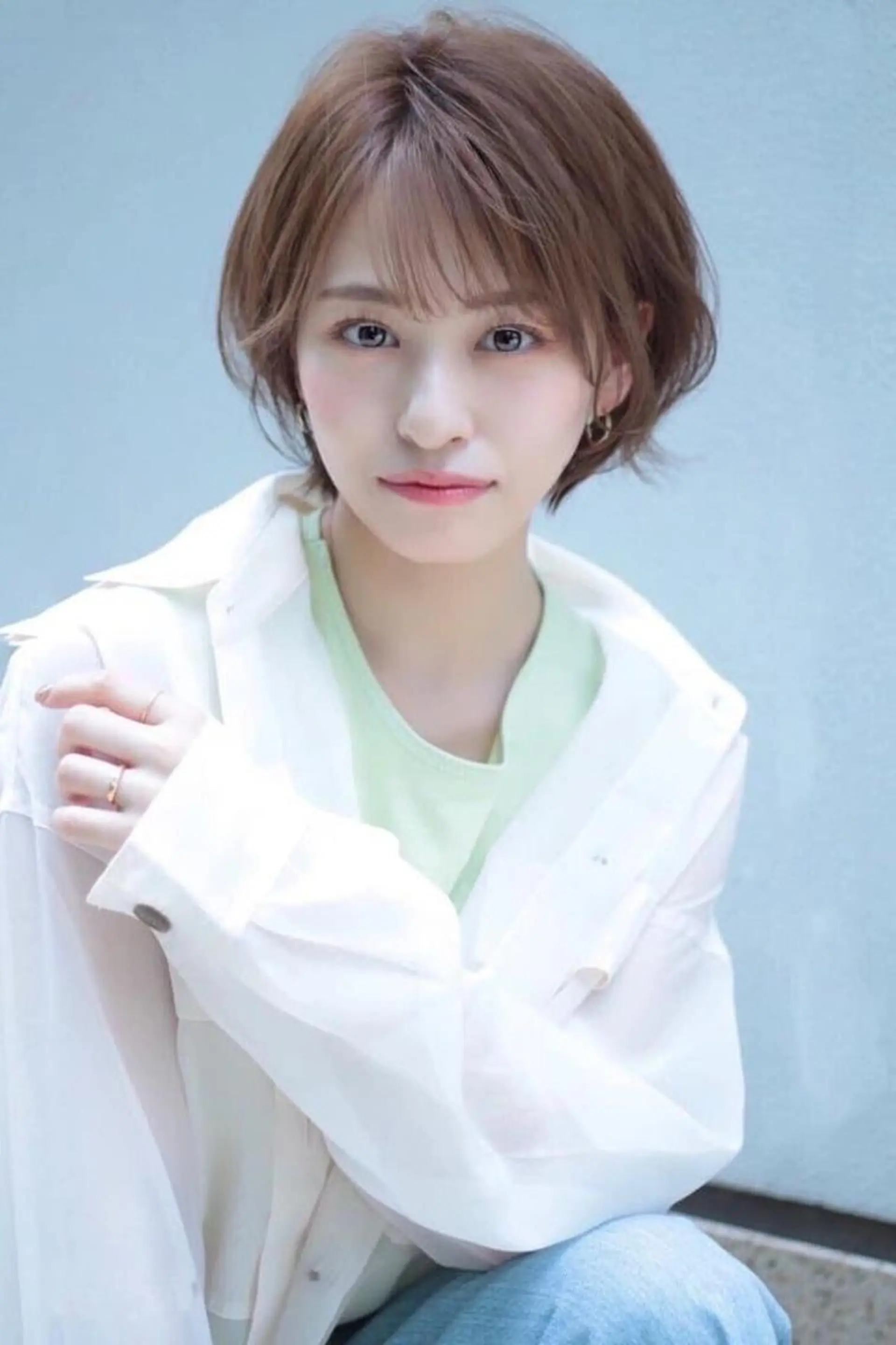 ミディアム ショートボブ ボブ FORTE MiLA 新居尚志のヘアスタイル