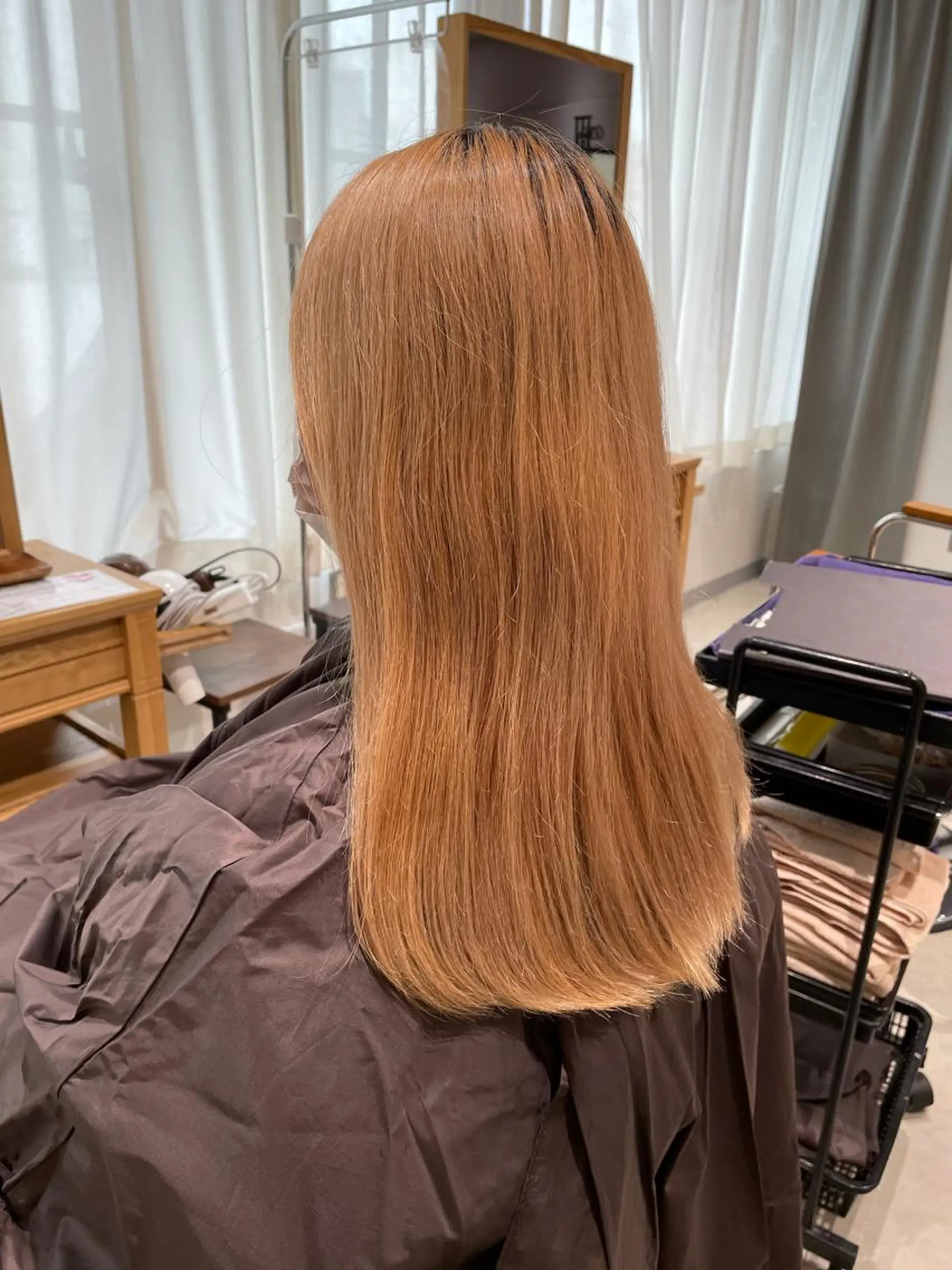 セミロング カラー ベージュカラー ブリーチ ホワイトベージュ ヘアカラー トリートメント 過去一の柔髪ヘア 🌿IVYjoureのヘアスタイル