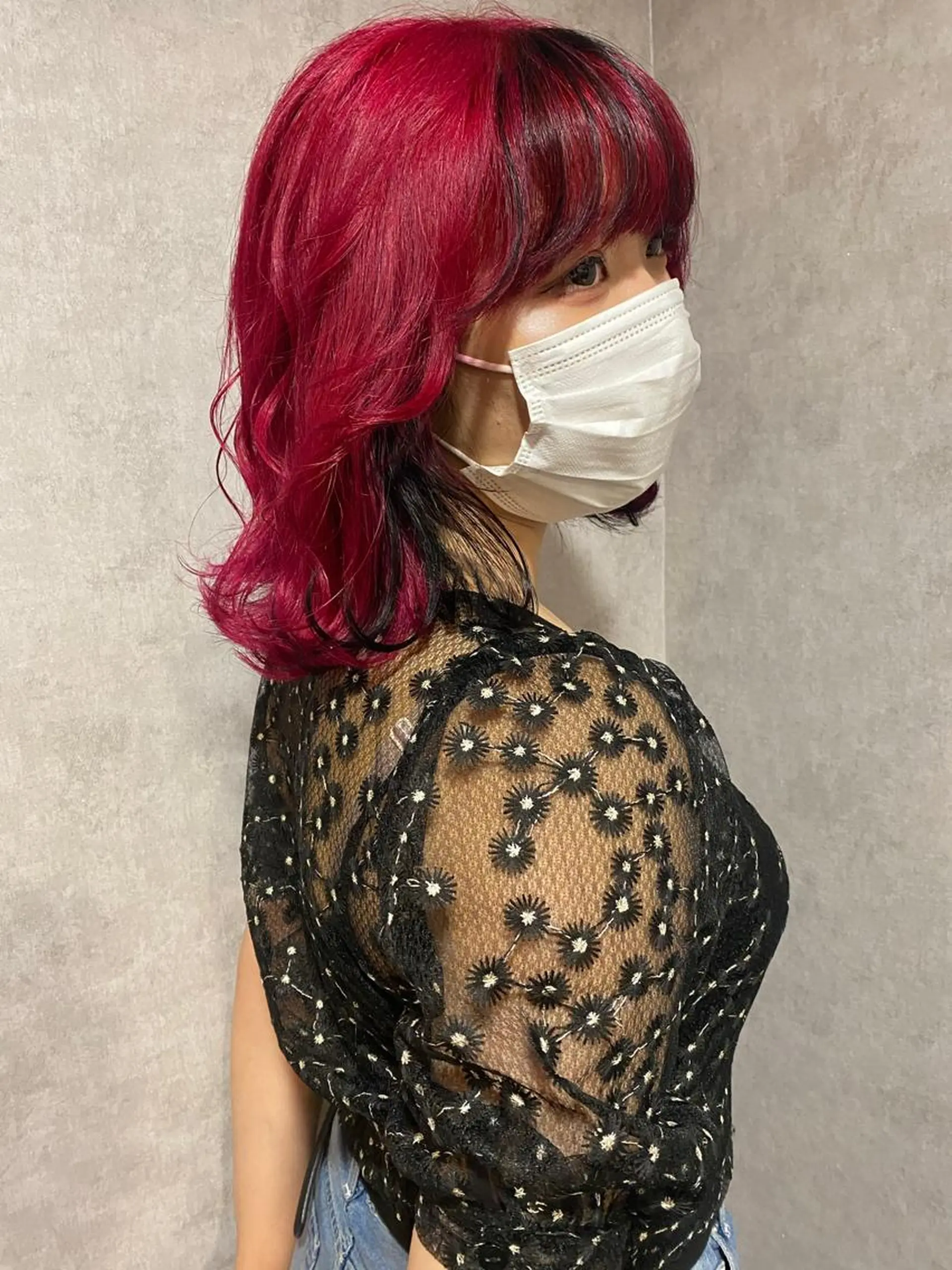 セミロング カラー カット ヘアカラー トリートメント 山崎 雄太のヘアスタイル