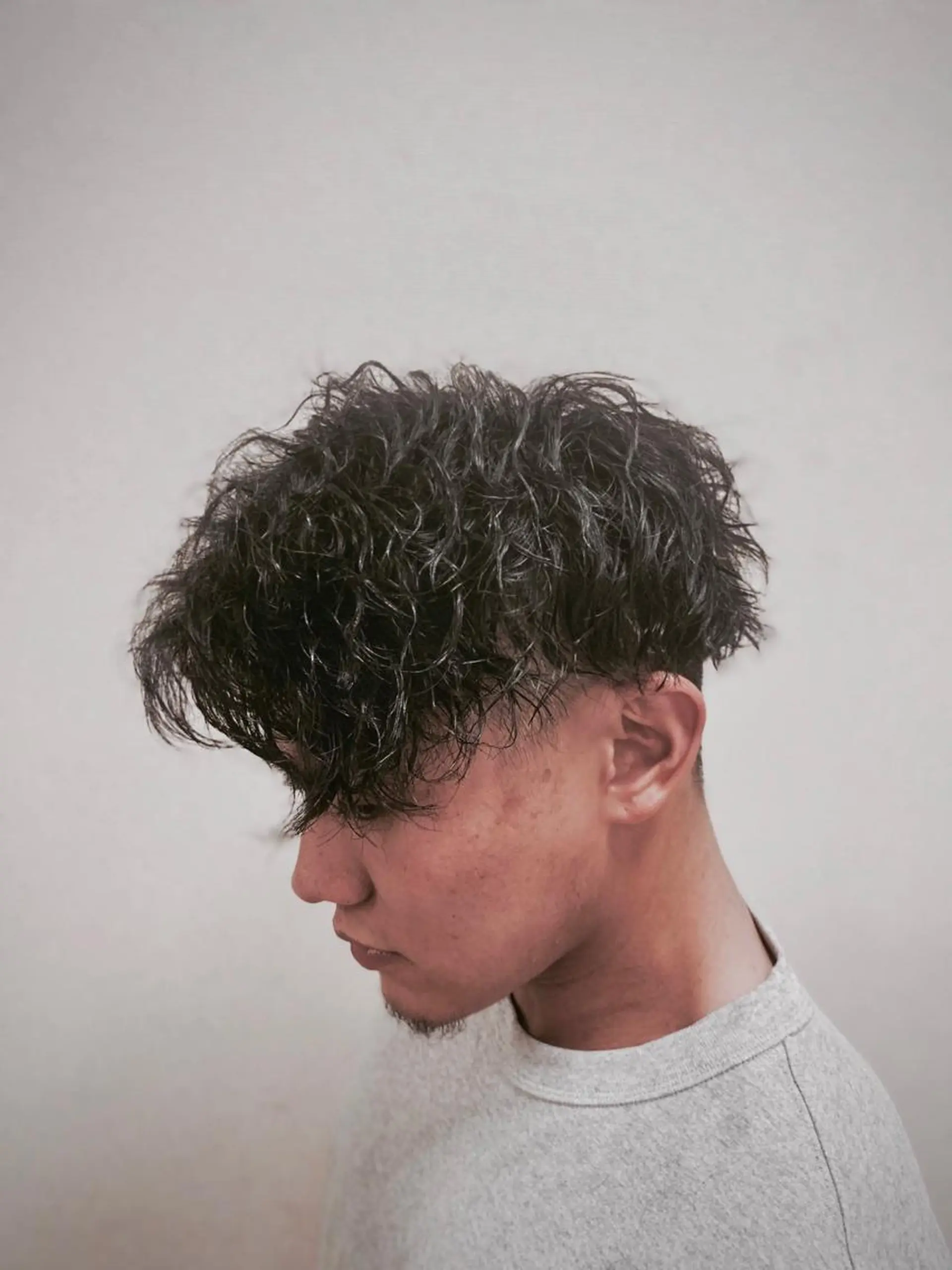 ショート パーマ メンズ HIROGINZA ヒロ銀座 青山所属・マツオ リュウホウ🐉のヘアスタイル