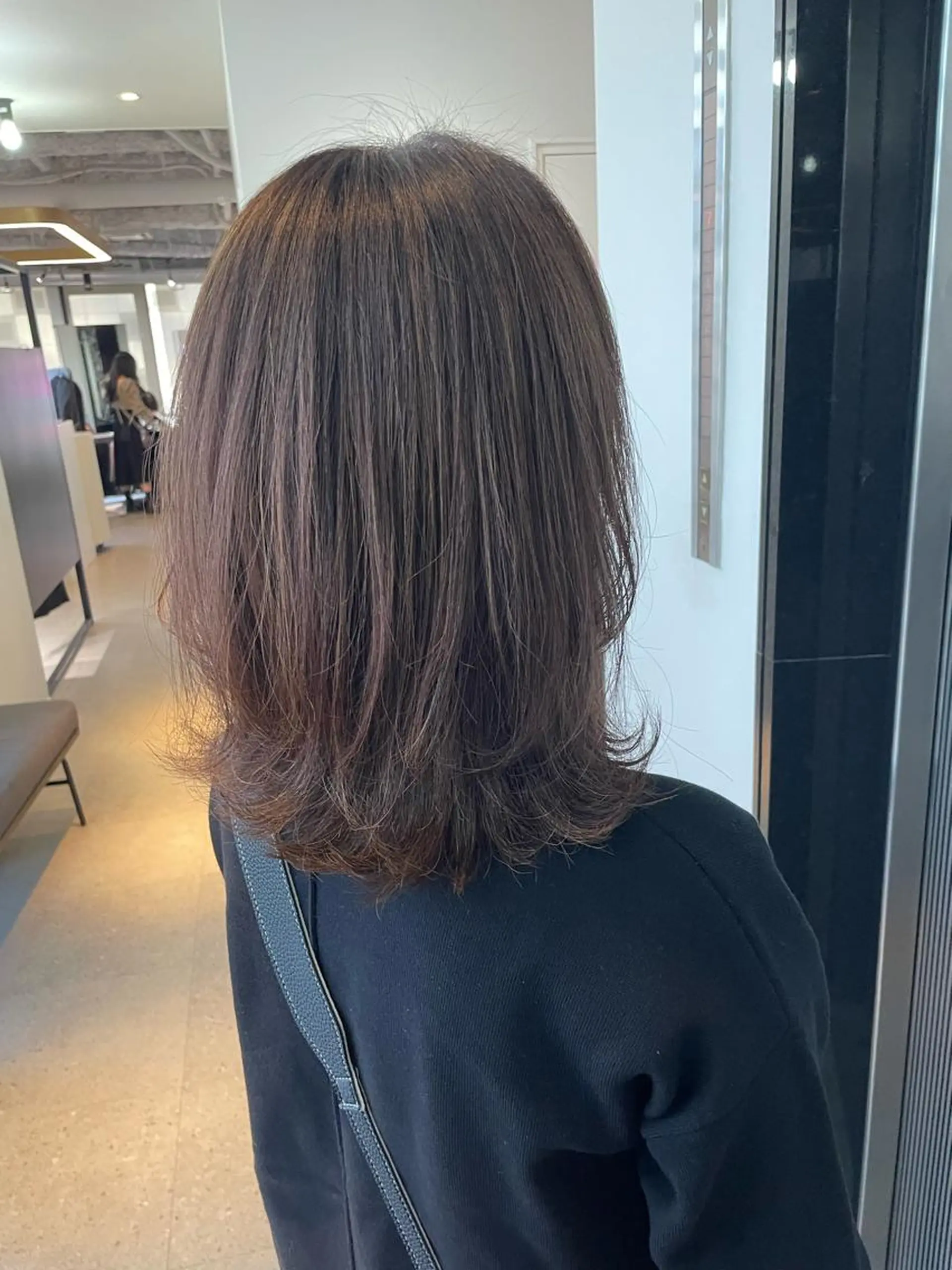 ミディアム カラー カット ヘアカラー トリートメント One By The Ect所属・ショート/脱白髪染め ☆宇﨑悠実のヘアスタイル