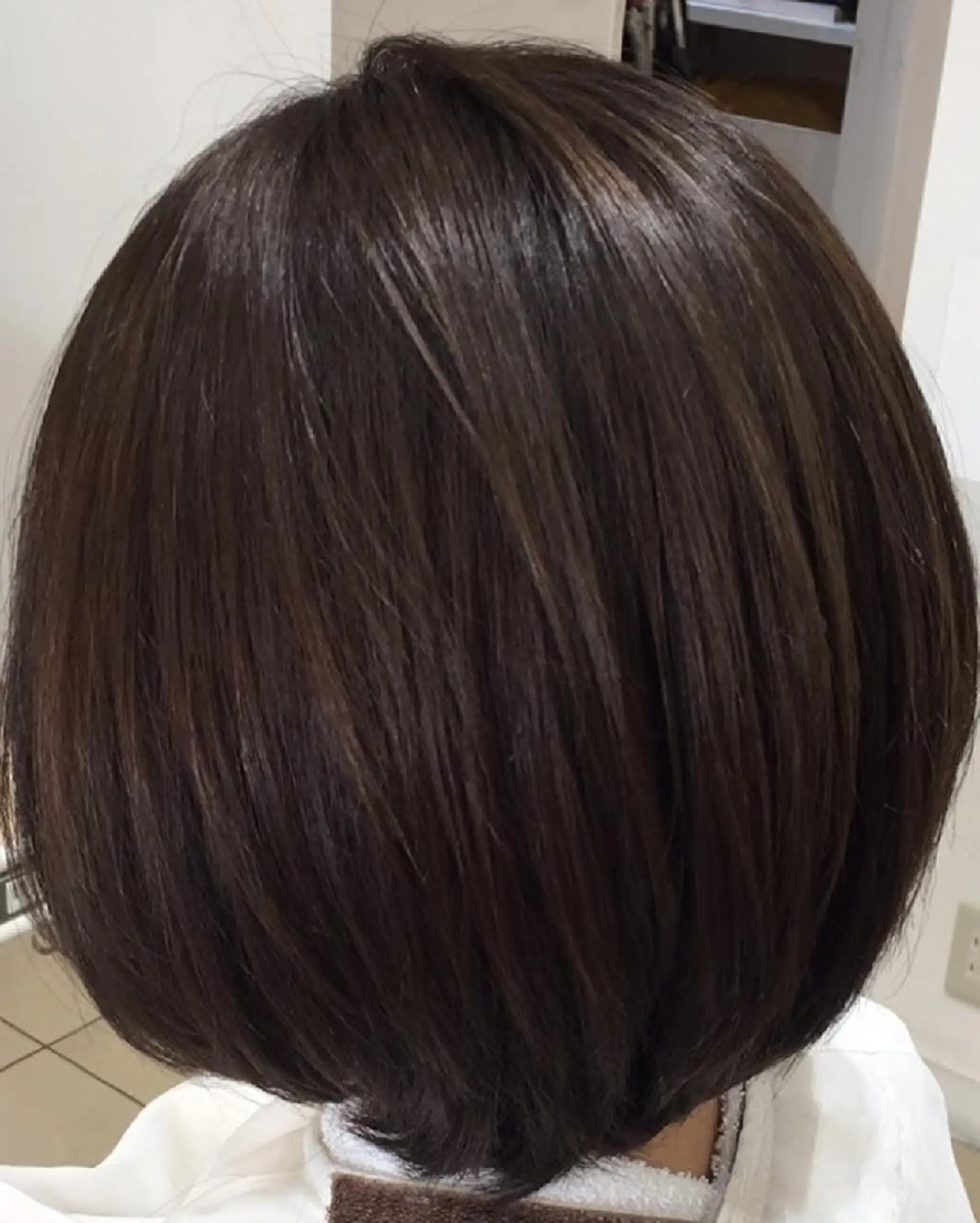 ミディアム カラー カット ヘアカラー 山内 佐江子のヘアスタイル